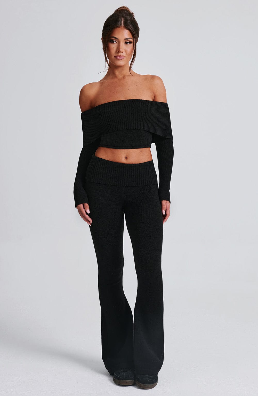 Portia Knit Top - Black - Napalia