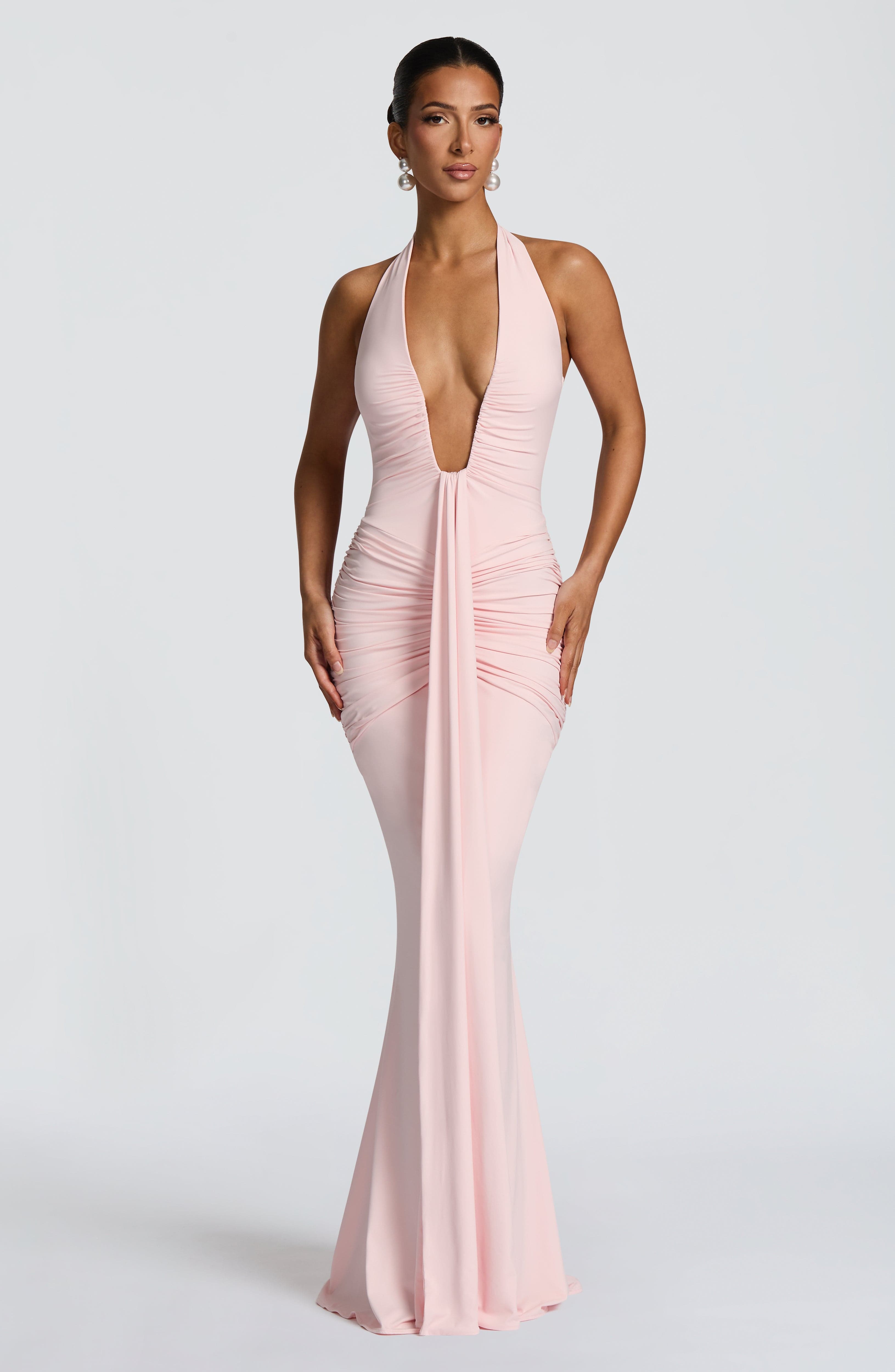 Rosetta Maxi Dress - Blush - Napalia