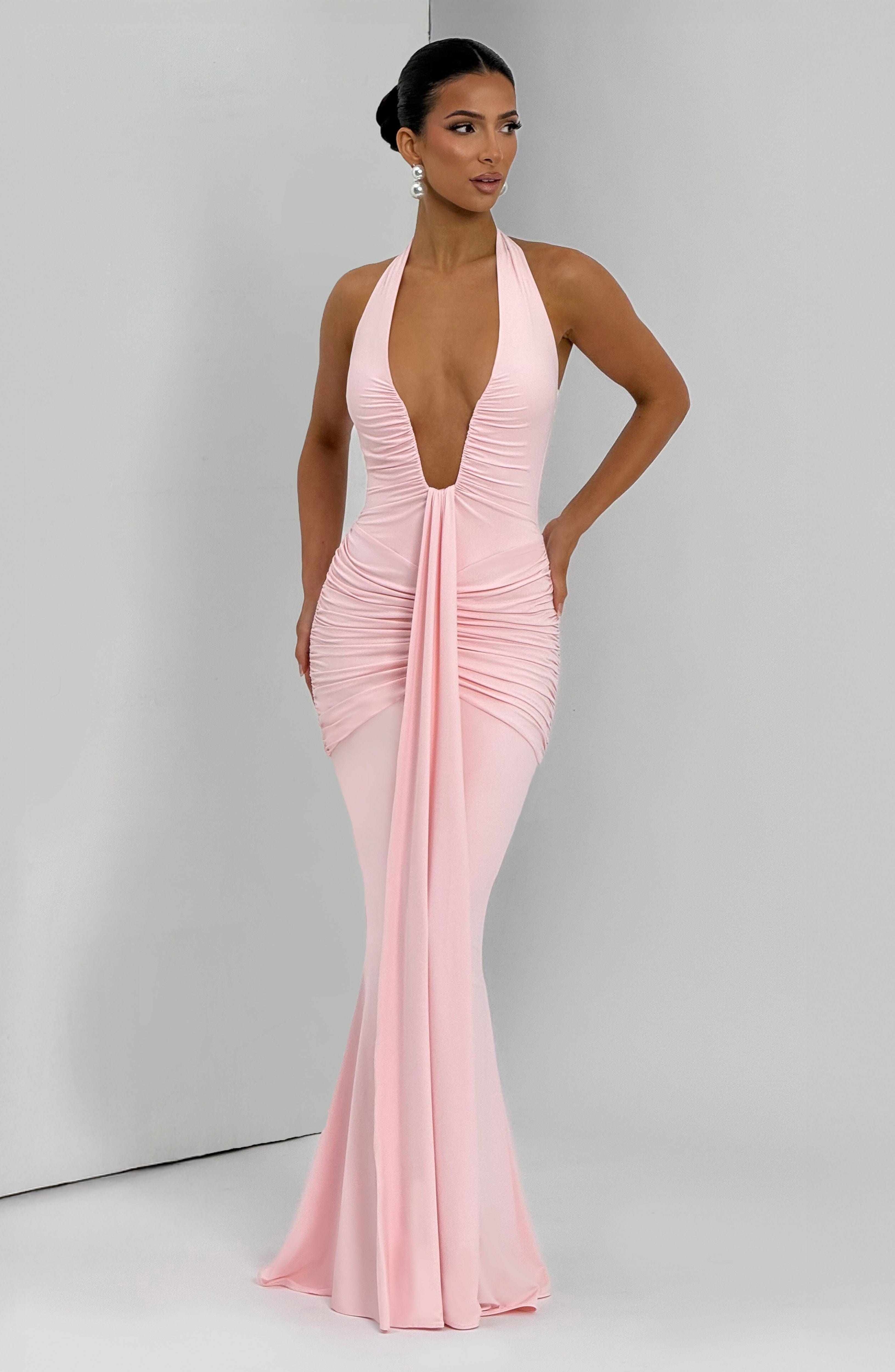 Rosetta Maxi Dress - Blush - Napalia