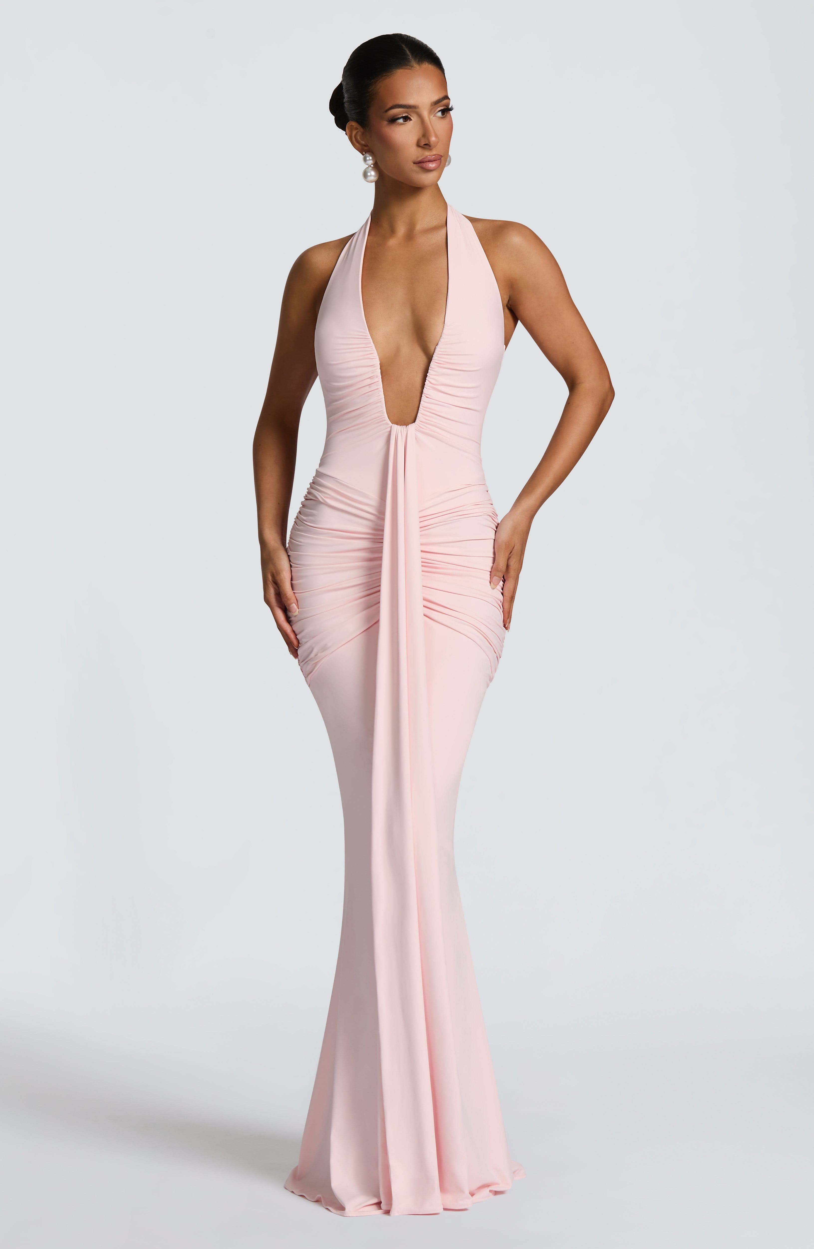 Rosetta Maxi Dress - Blush - Napalia