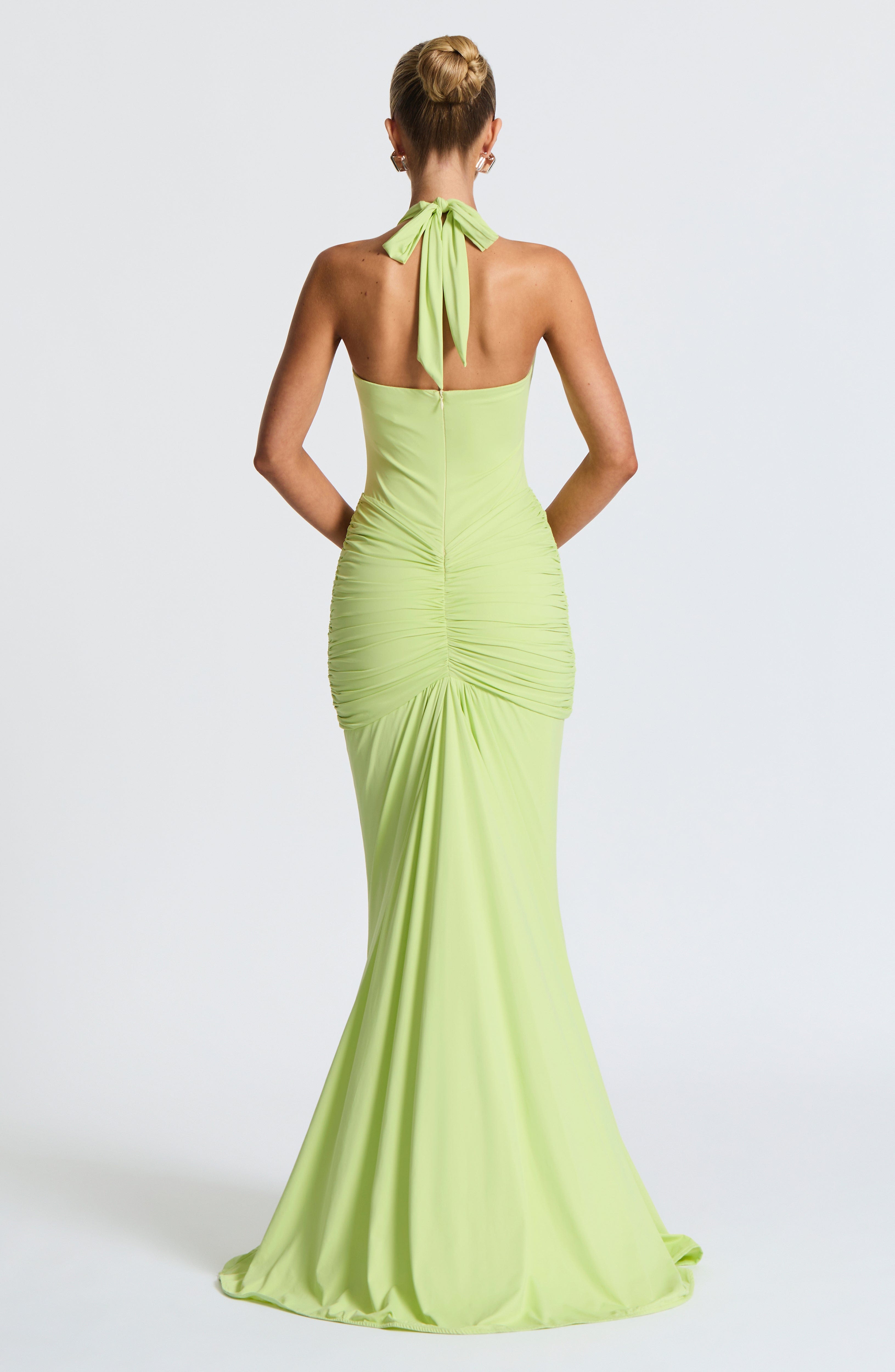Rosetta Maxi Dress - Lime - Napalia