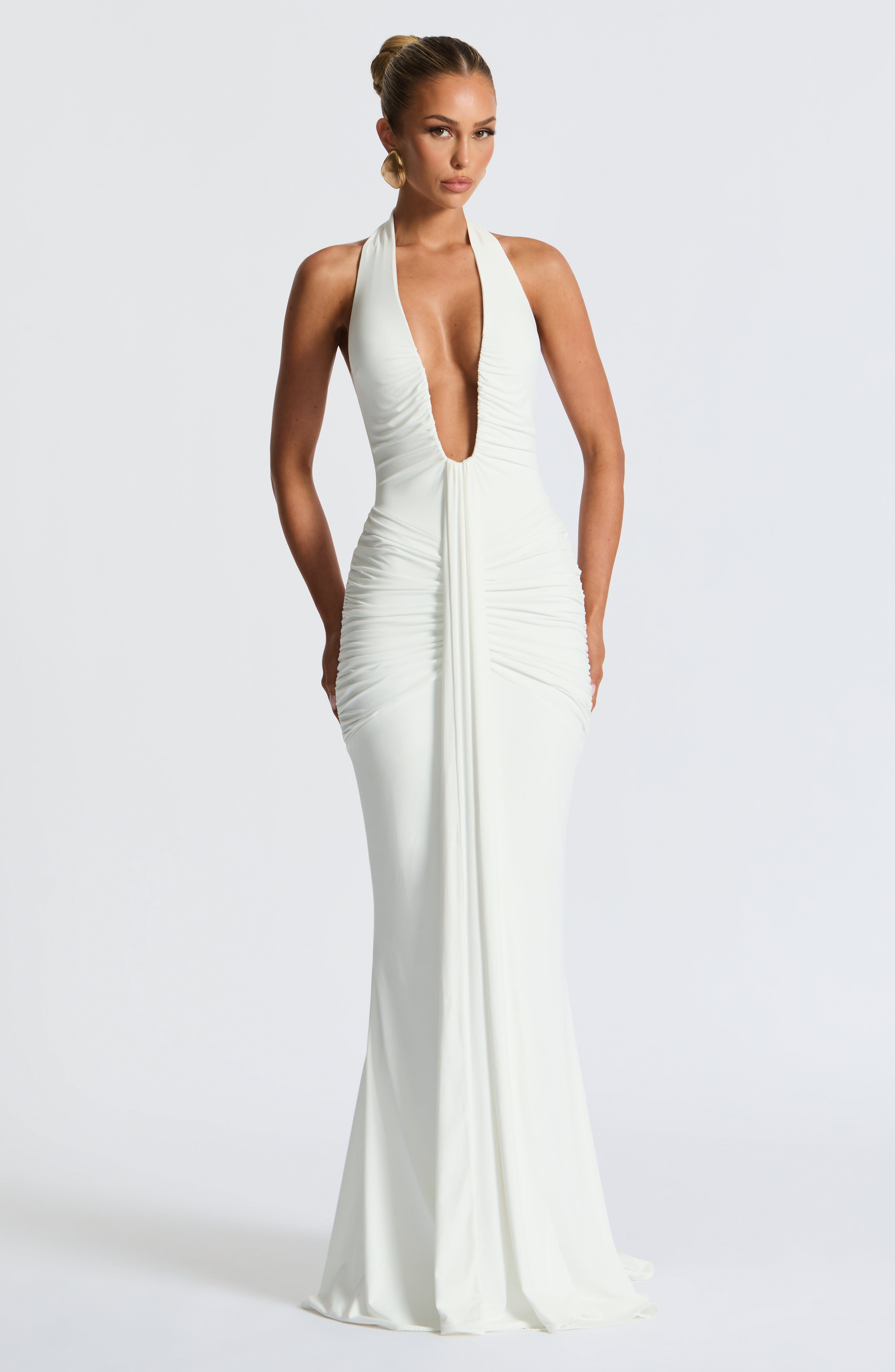 Rosetta Maxi Dress - White - Napalia