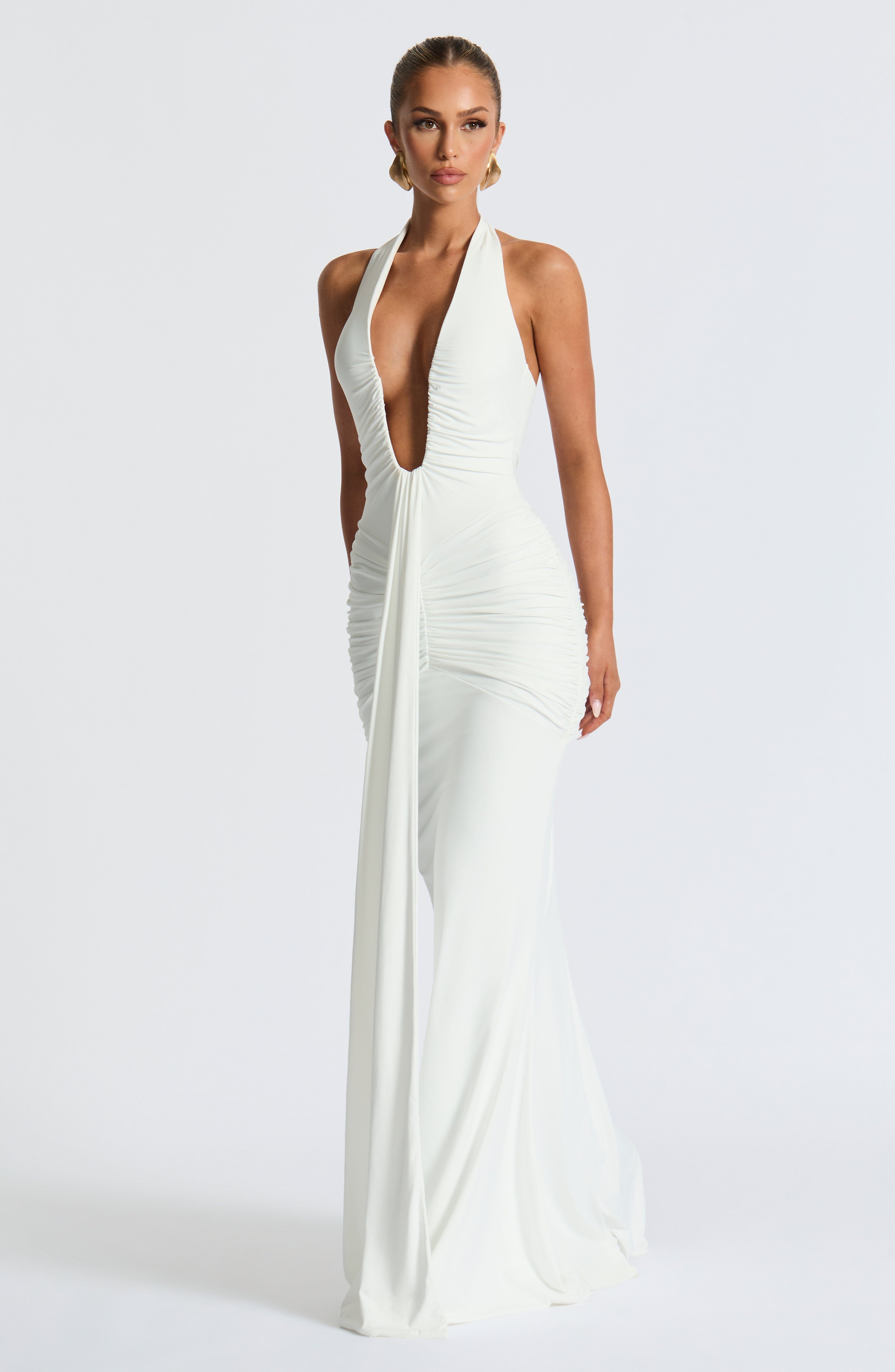 Rosetta Maxi Dress - White - Napalia