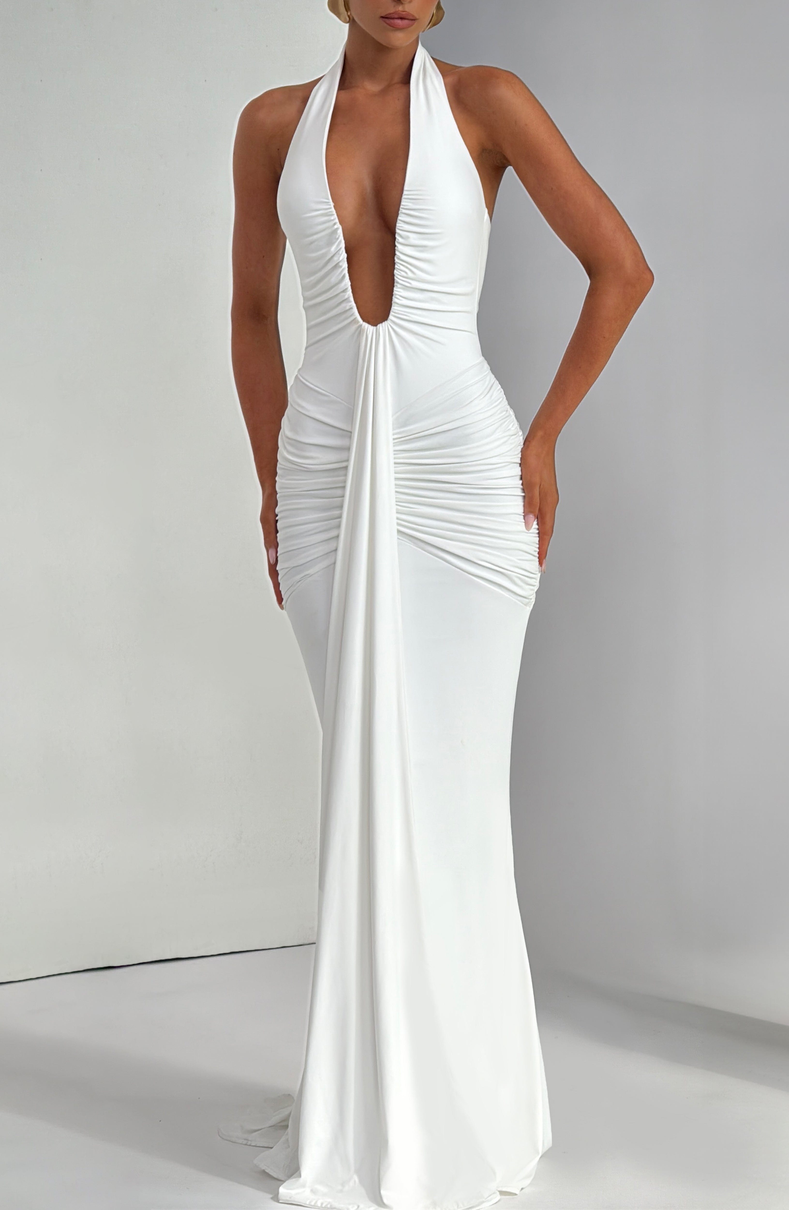 Rosetta Maxi Dress - White - Napalia