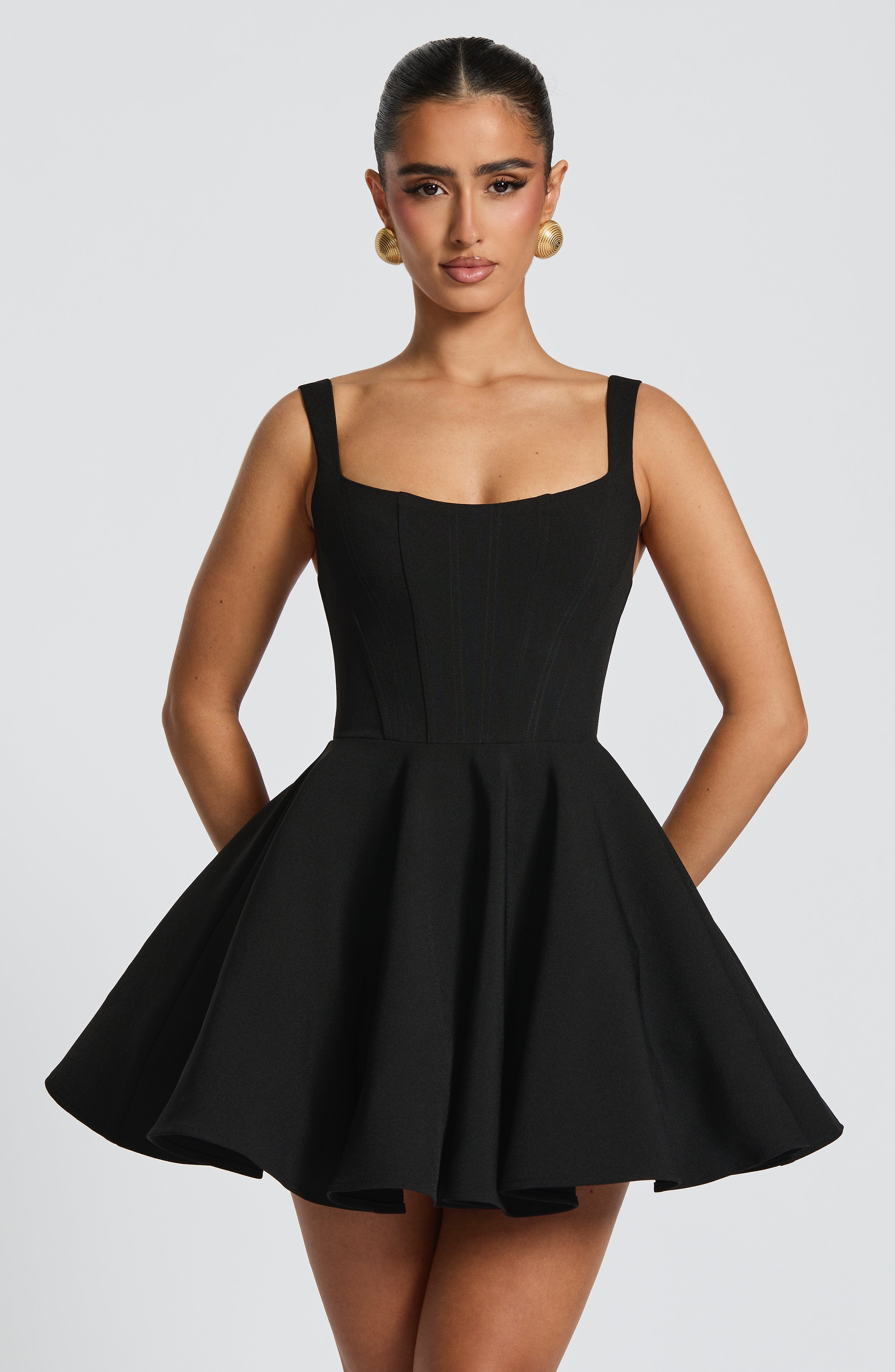 Rue Mini Dress - Black - Napalia