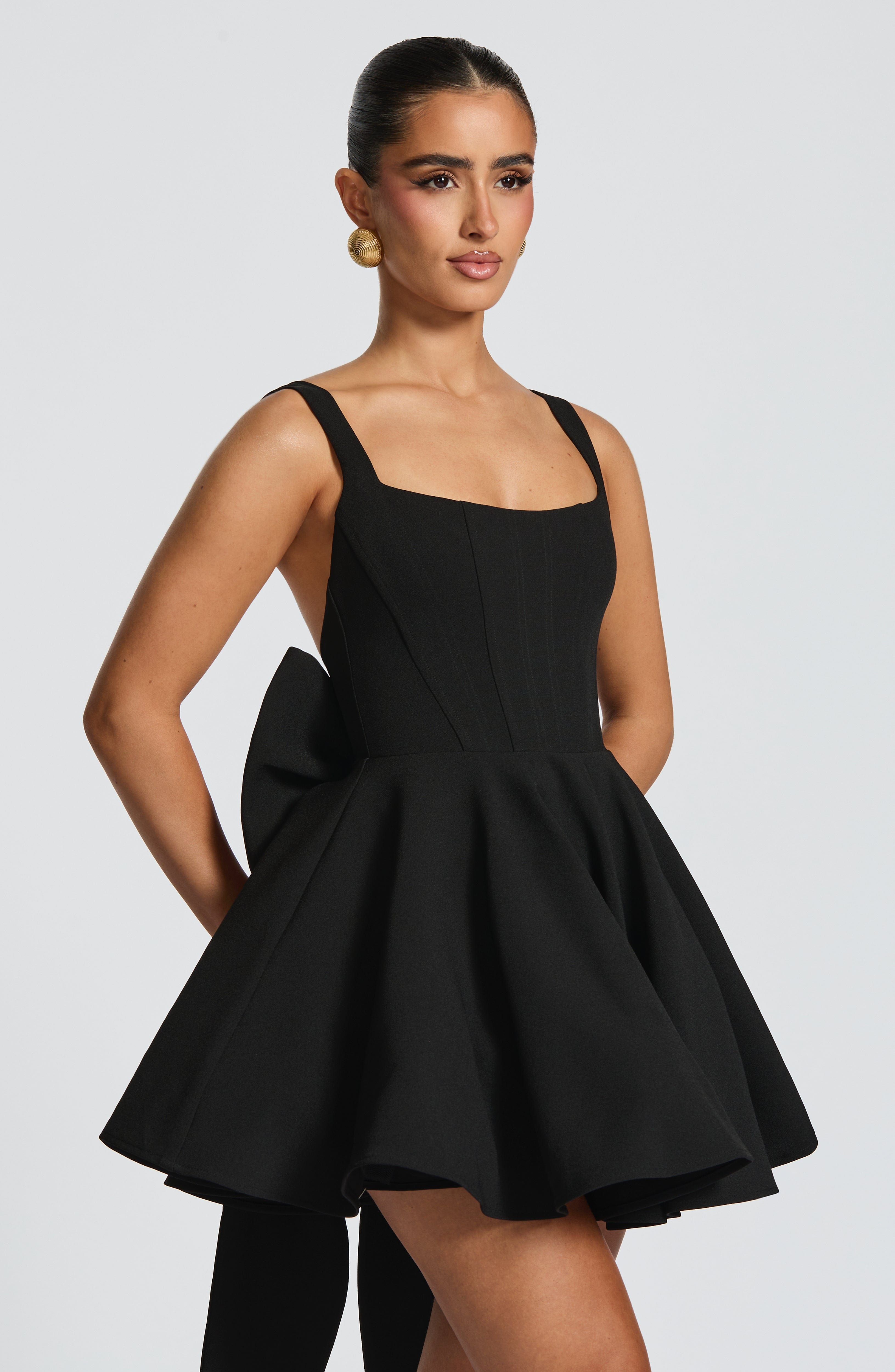 Rue Mini Dress - Black - Napalia