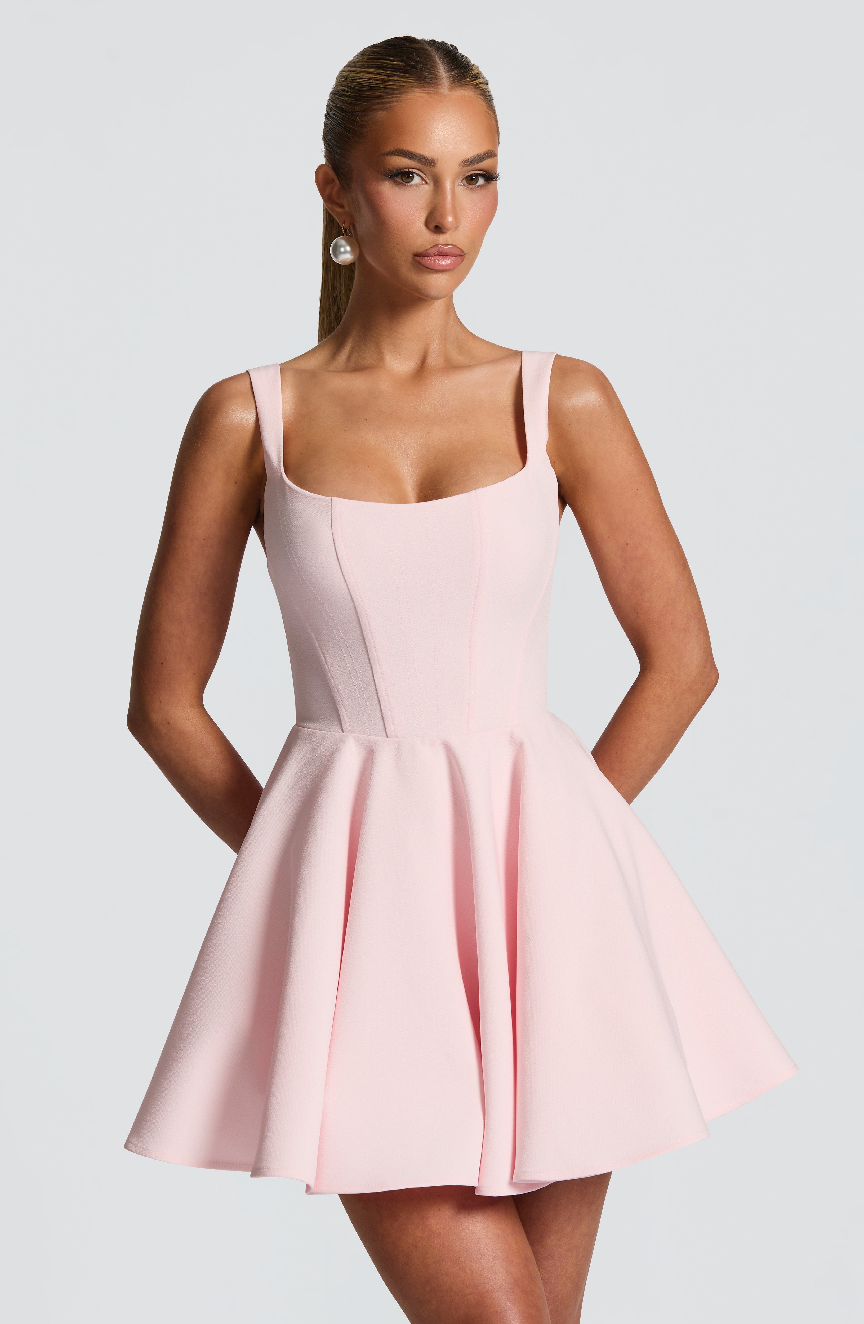 Rue Mini Dress - Blush - Napalia