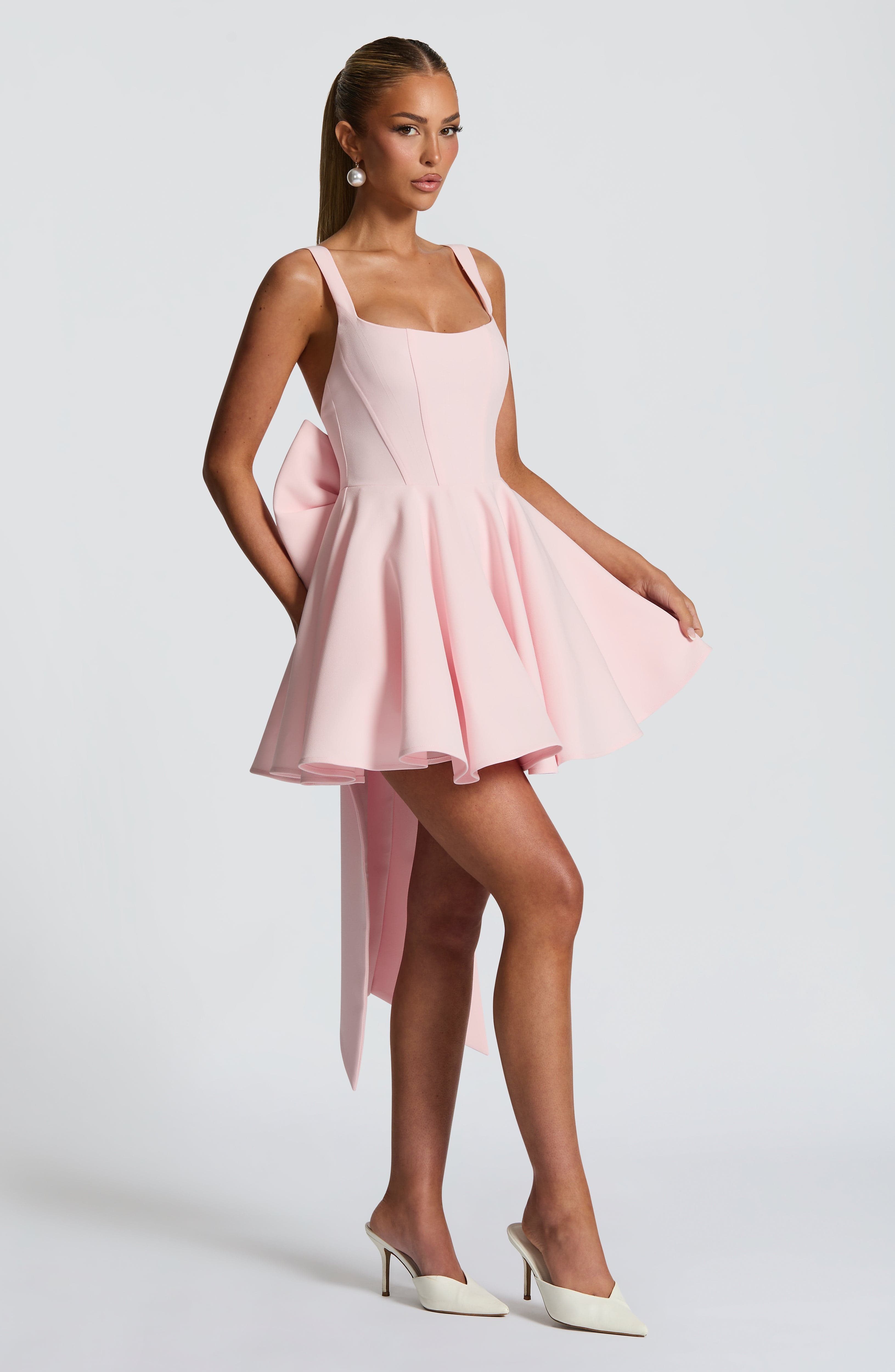 Rue Mini Dress - Blush - Napalia