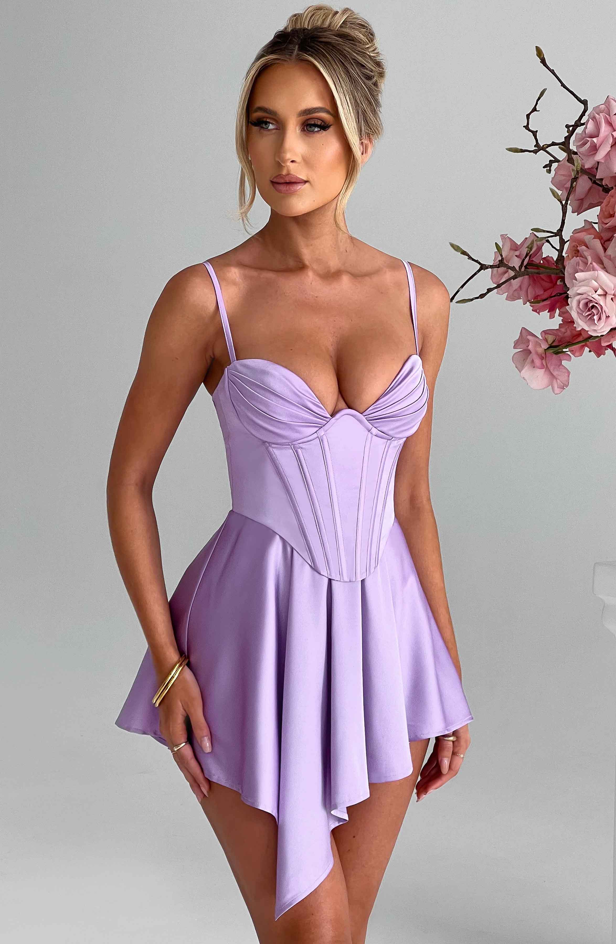 Saffron Playsuit - Purple - Napalia