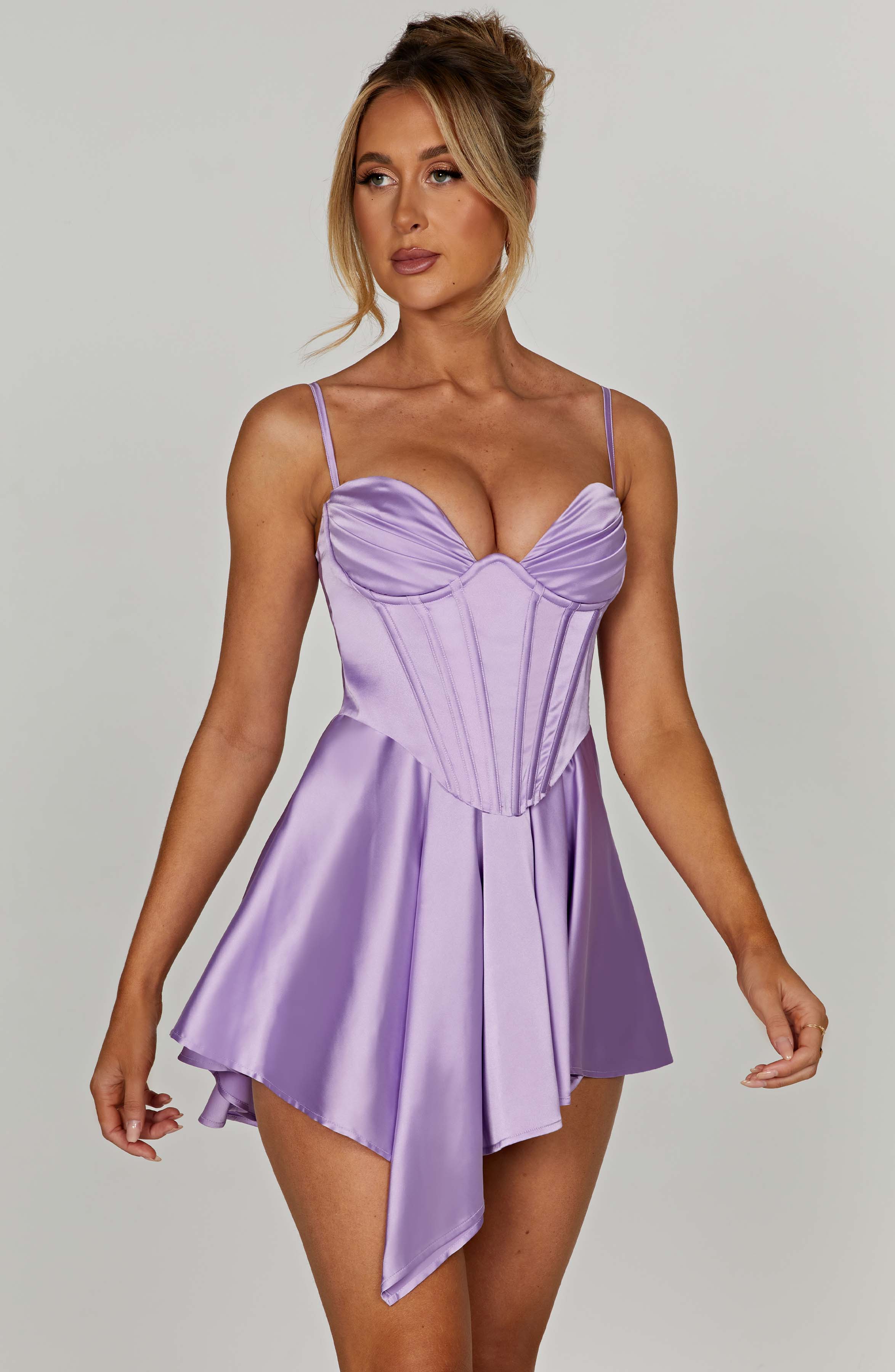Saffron Playsuit - Purple - Napalia