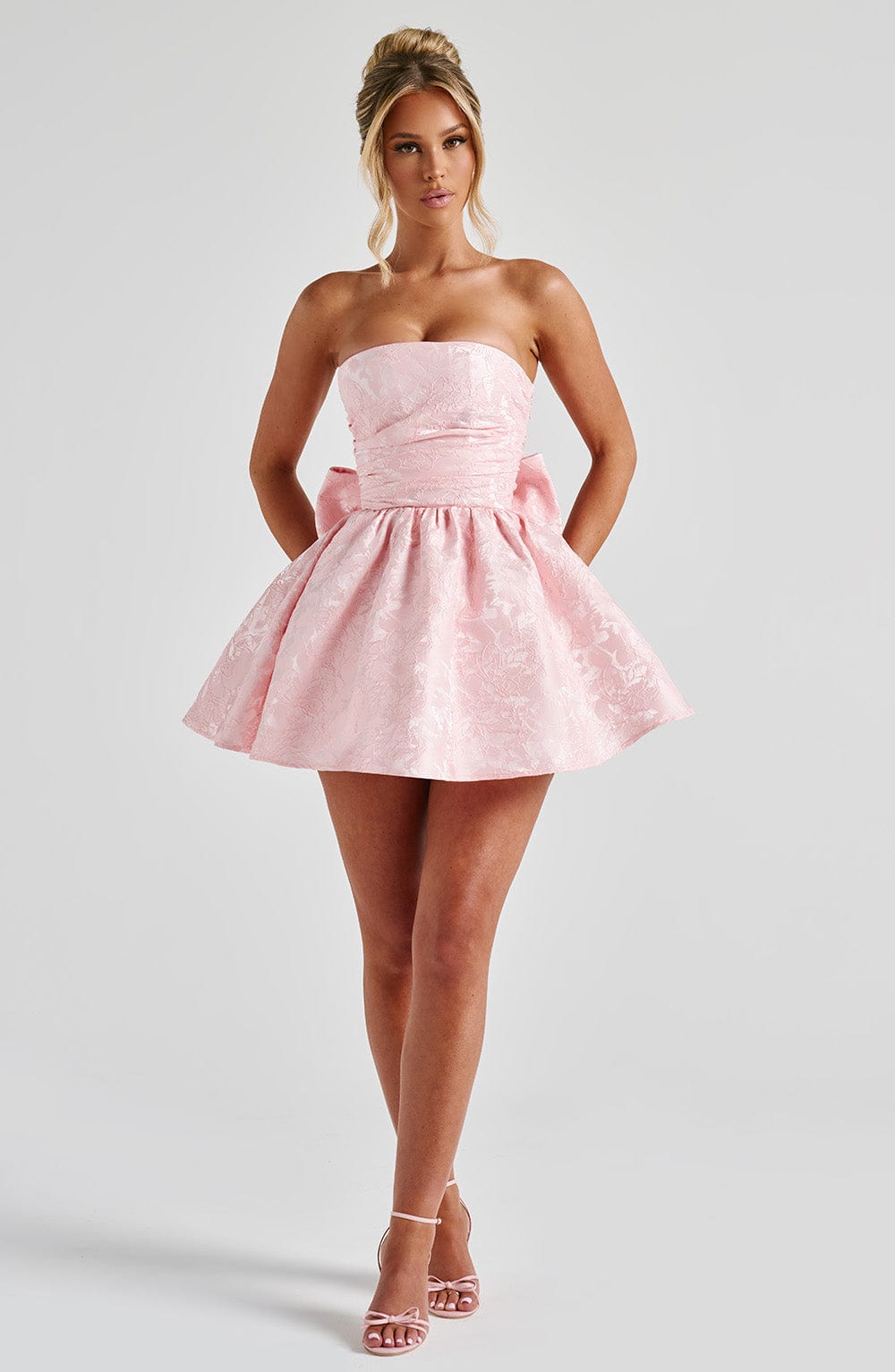 Salome Mini Dress - Blush - Napalia