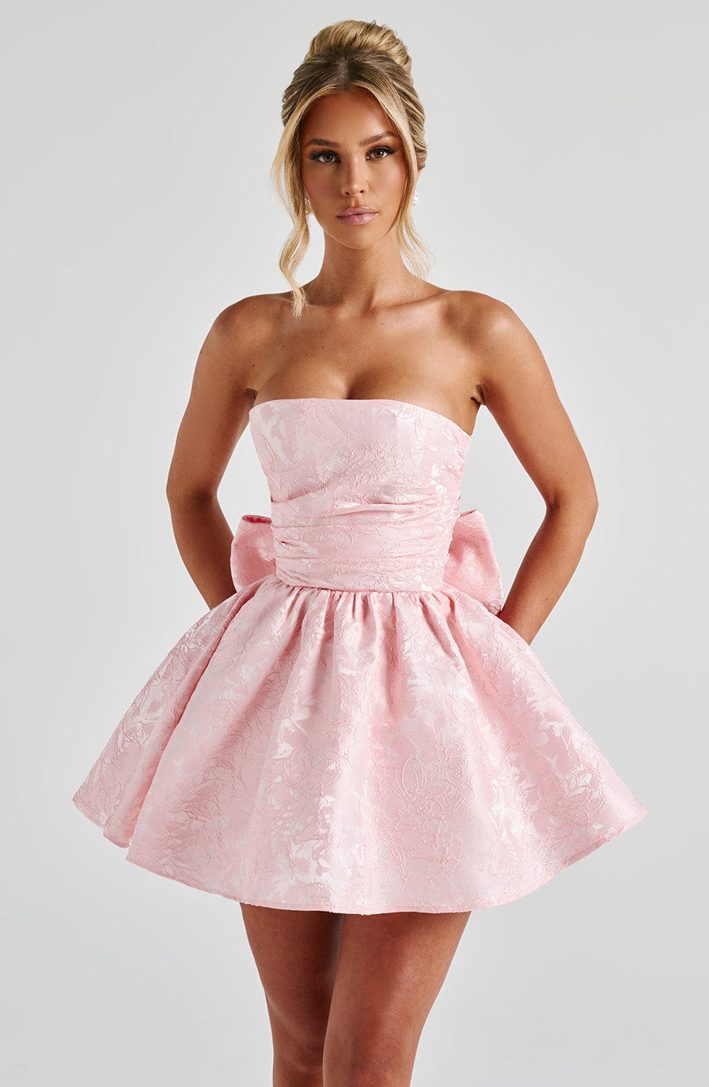 Salome Mini Dress - Blush - Napalia