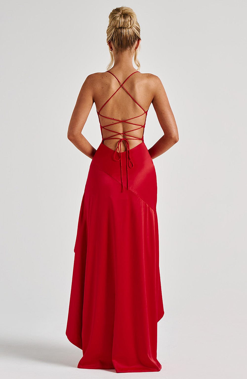 Samira Maxi Dress - Red - Napalia