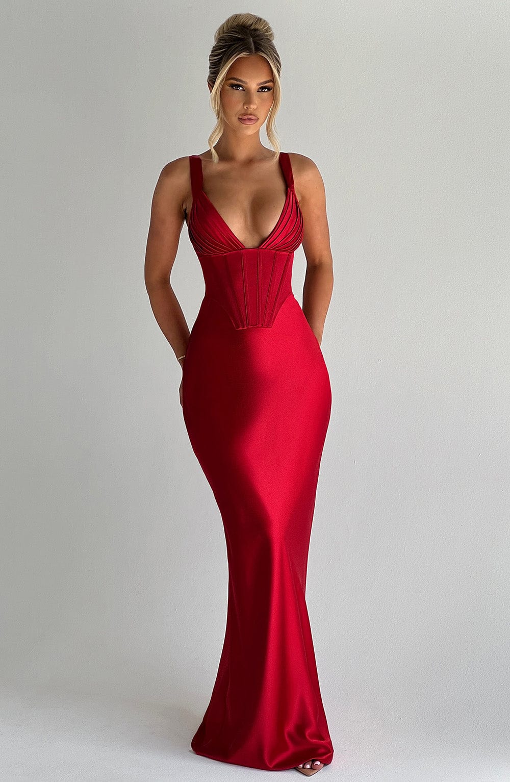Shae Maxi Dress - Red - Napalia
