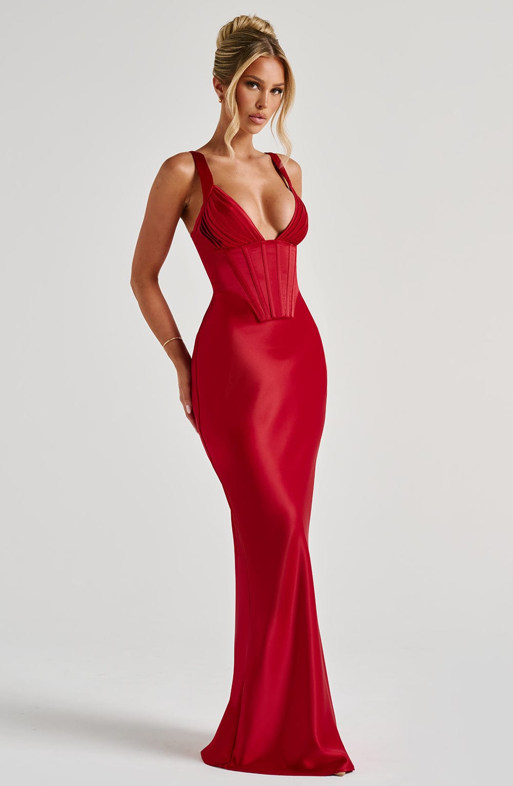 Shae Maxi Dress - Red - Napalia