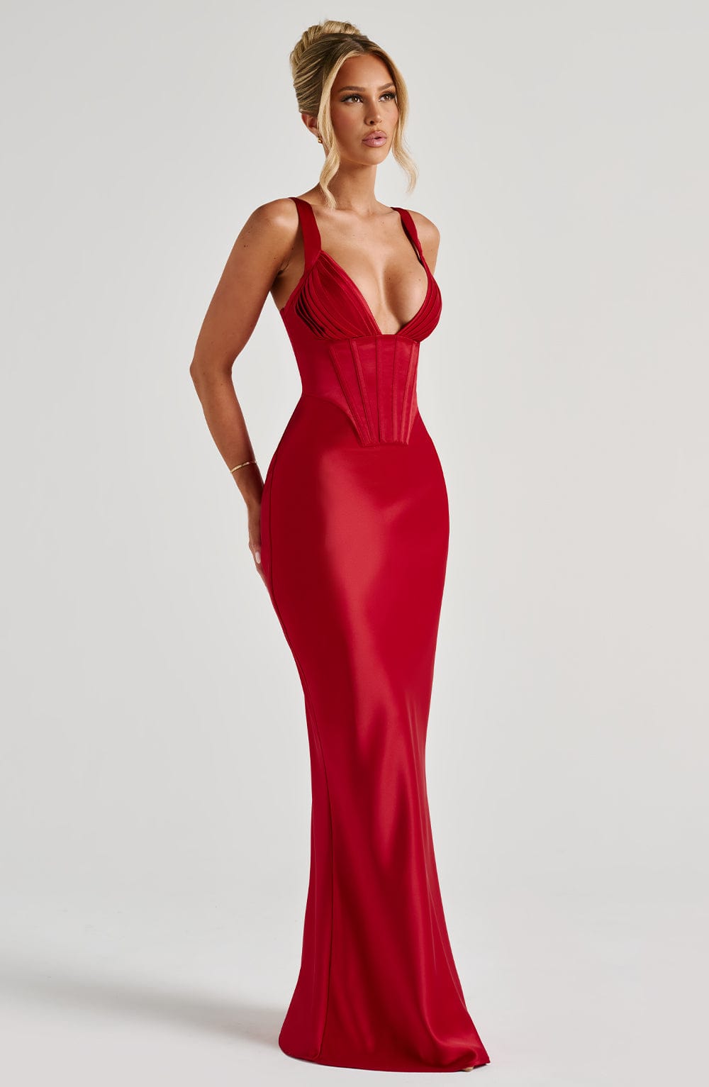 Shae Maxi Dress - Red - Napalia