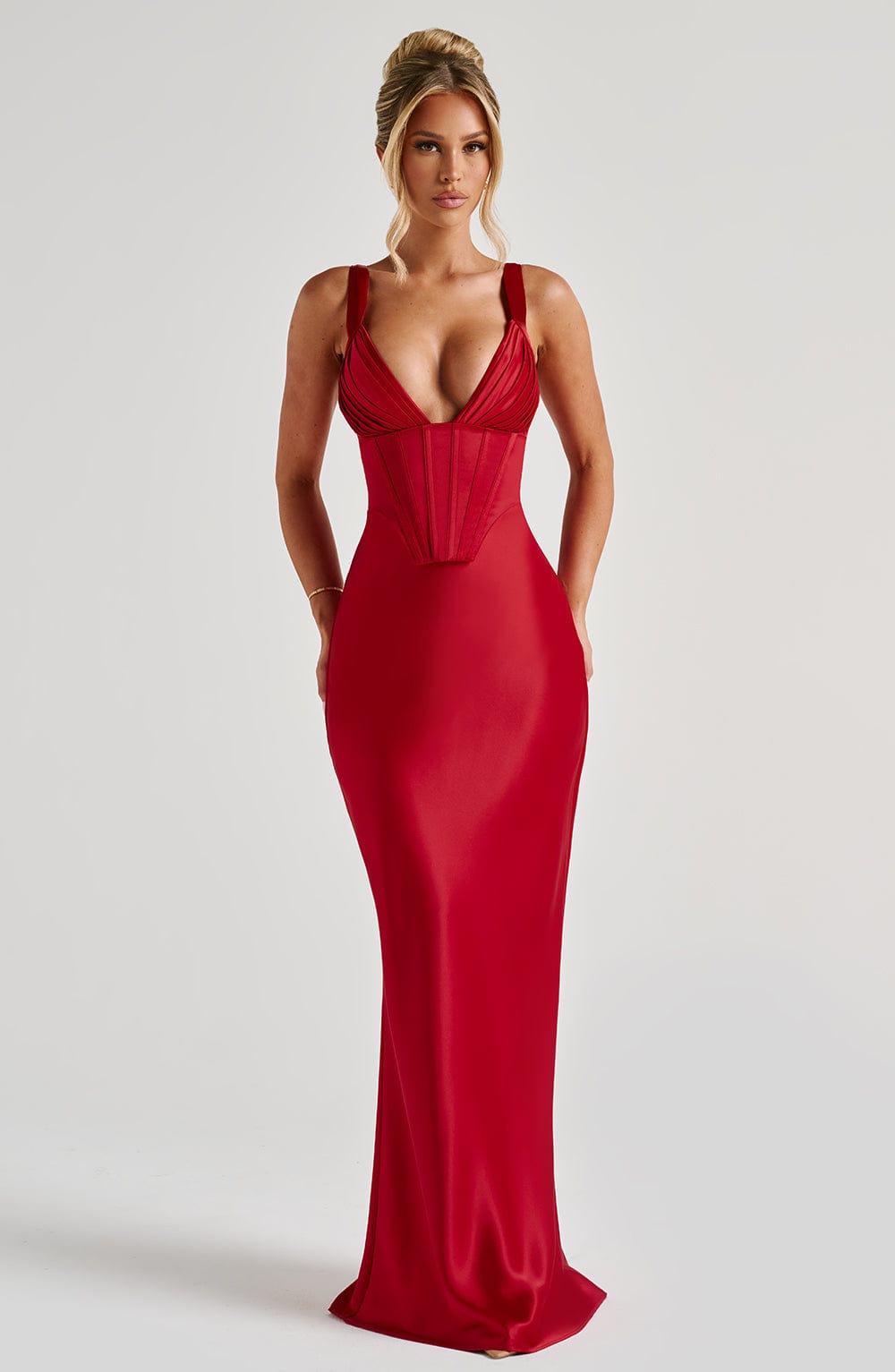 Shae Maxi Dress - Red - Napalia