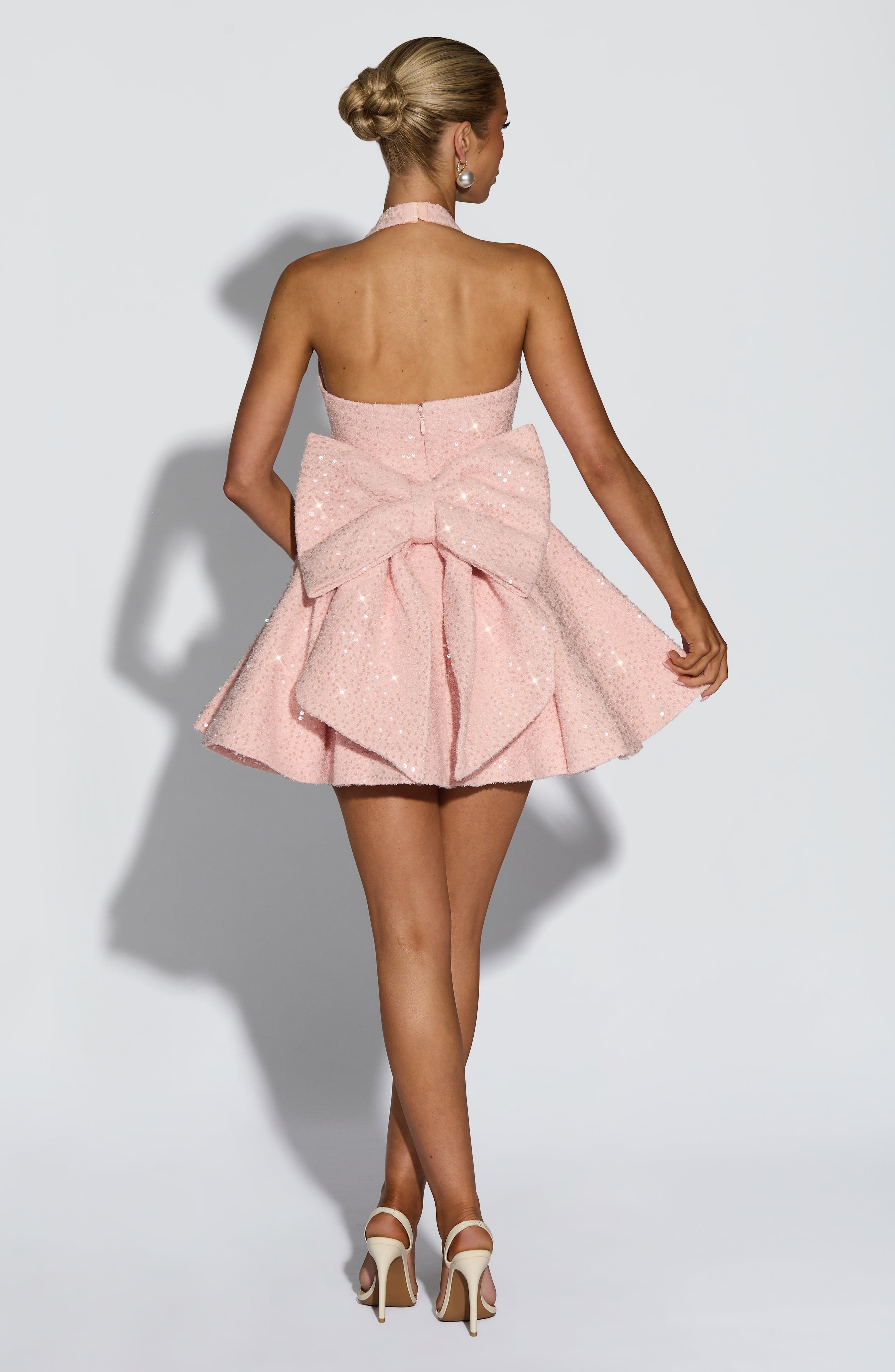 Talara Mini Dress - Blush - Napalia
