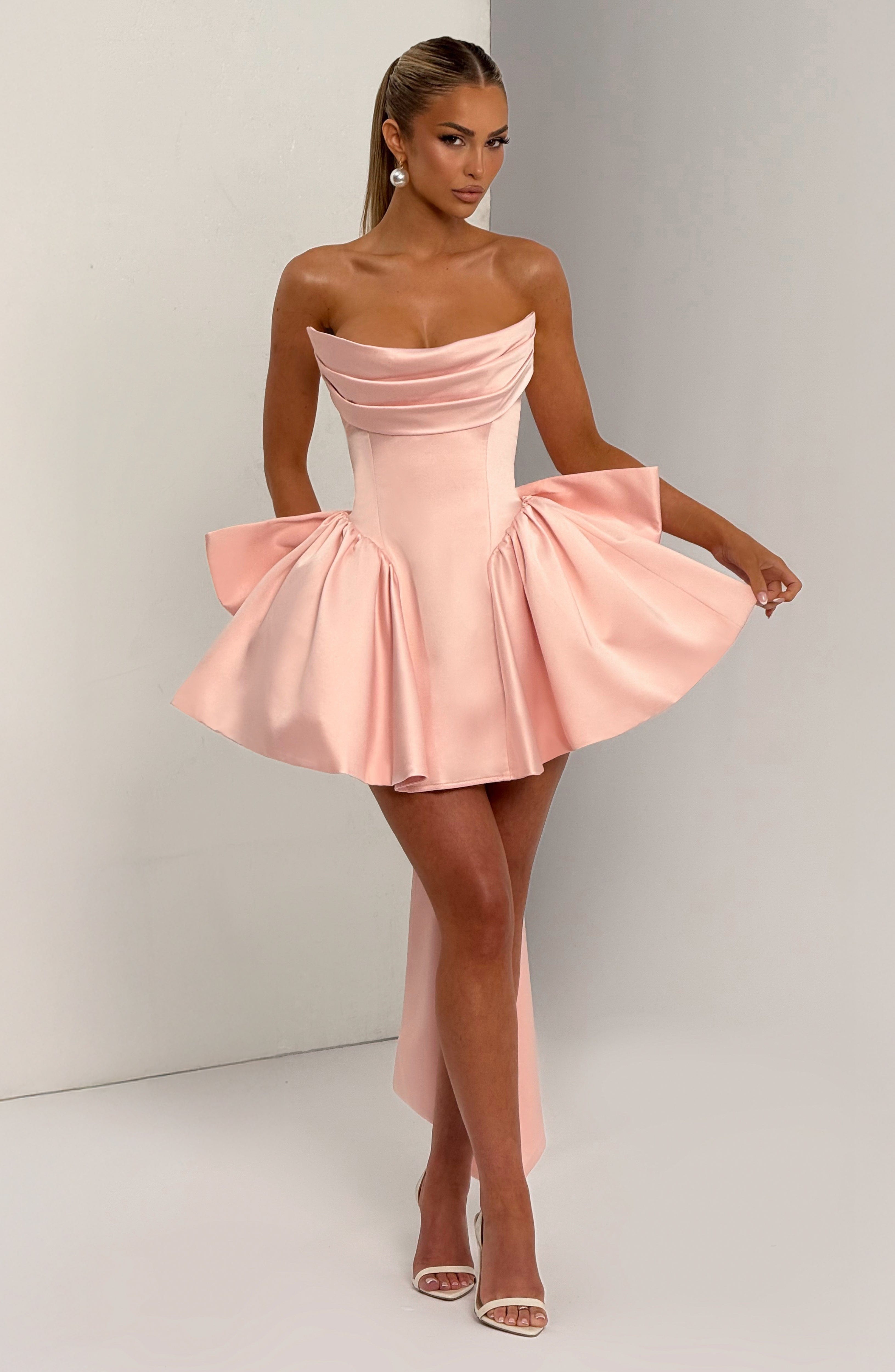 Trinity Mini Dress - Blush - Napalia