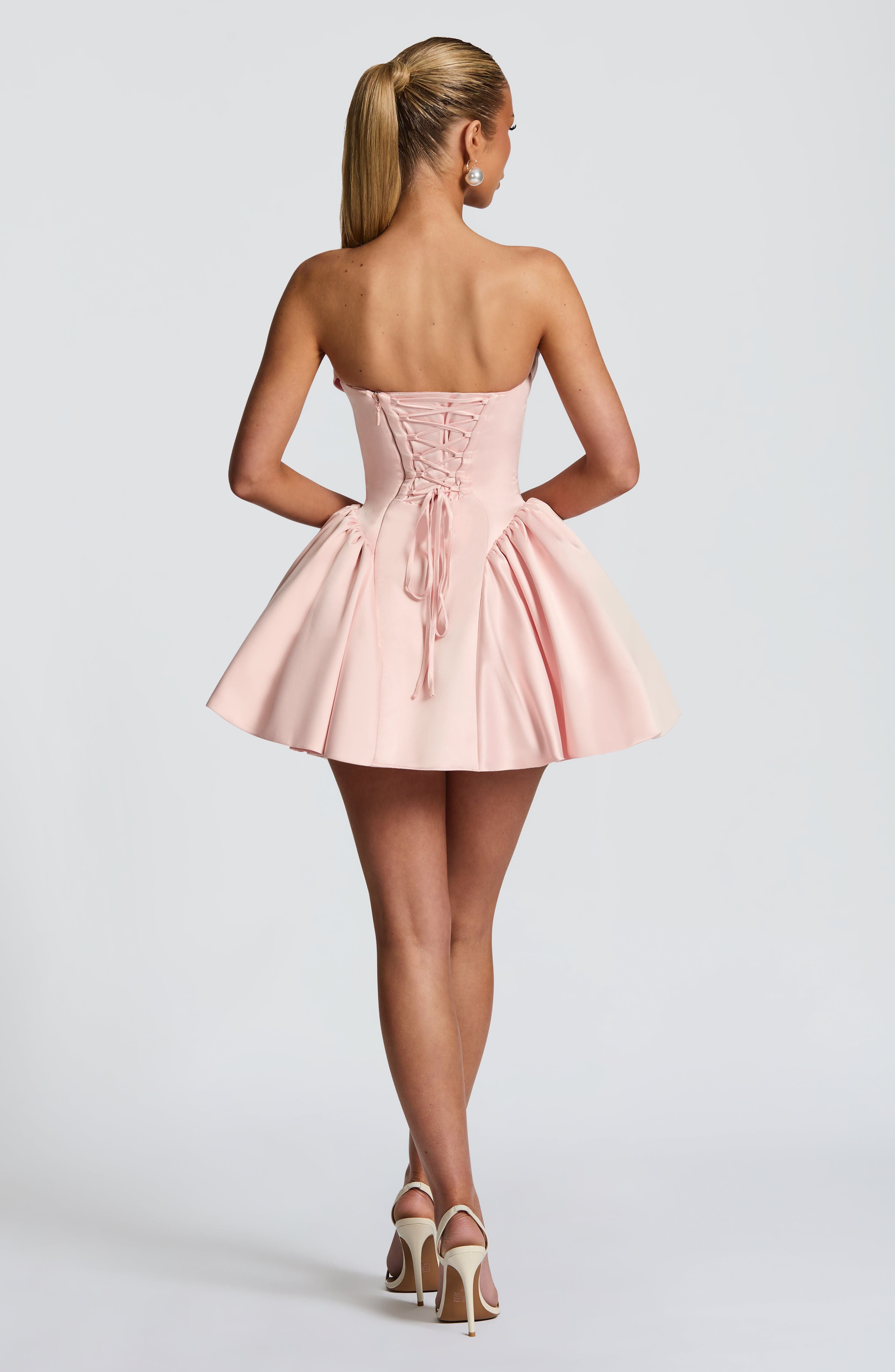 Trinity Mini Dress - Blush - Napalia