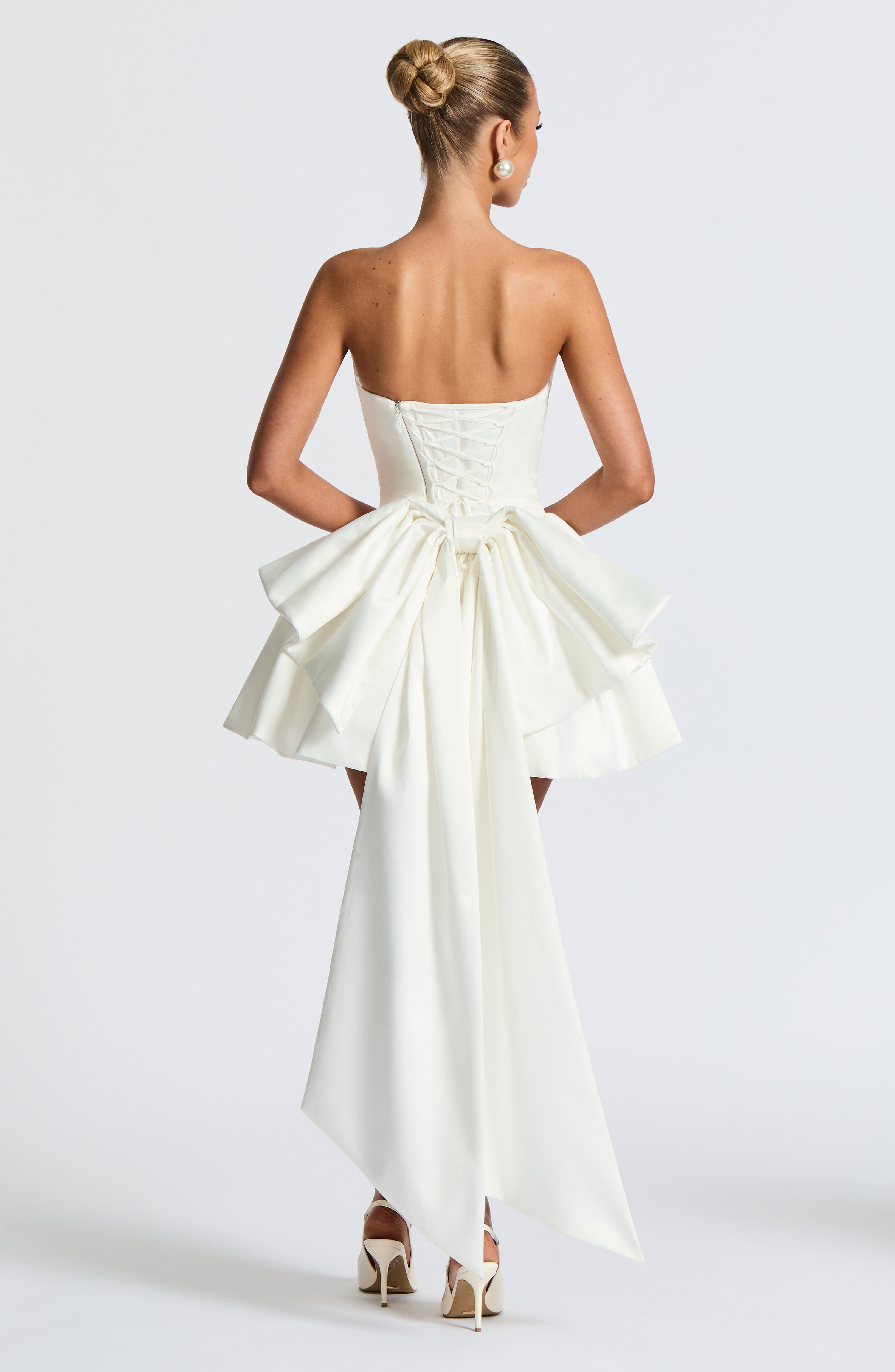 Trinity Mini Dress - Ivory - Napalia