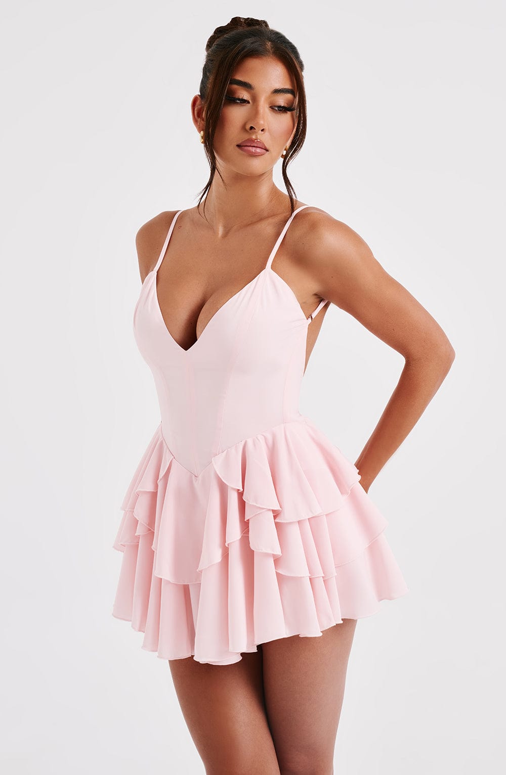 Veena Playsuit - Blush - Napalia