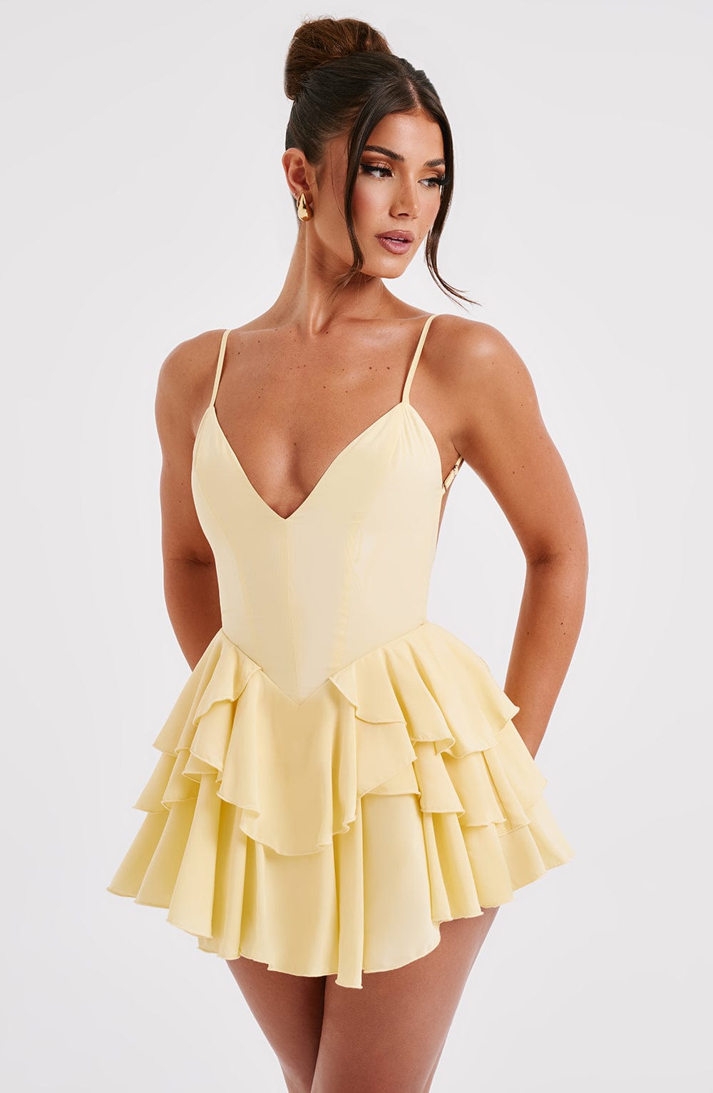 Veena Playsuit - Lemon - Napalia