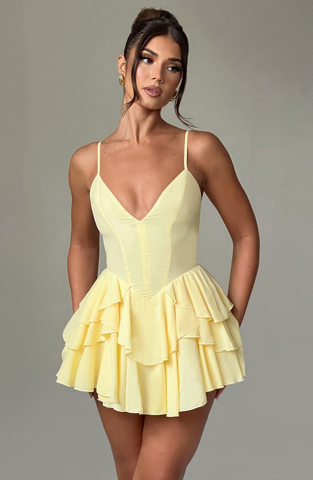 Veena Playsuit - Lemon - Napalia