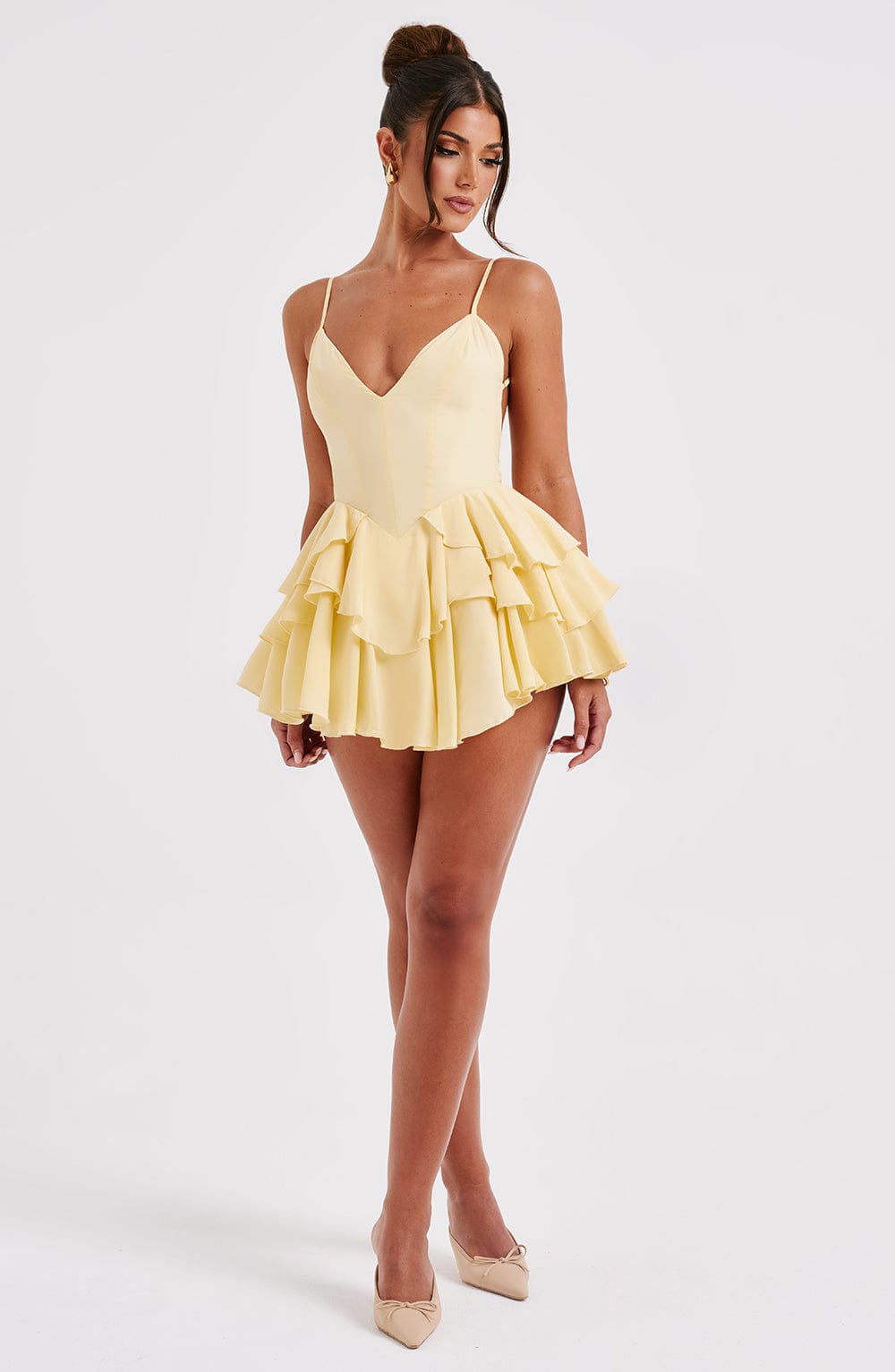 Veena Playsuit - Lemon - Napalia