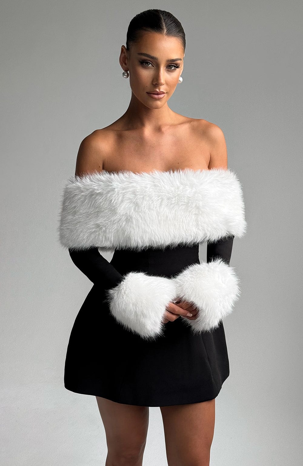 Villanelle Mini Dress - Black/White - Napalia