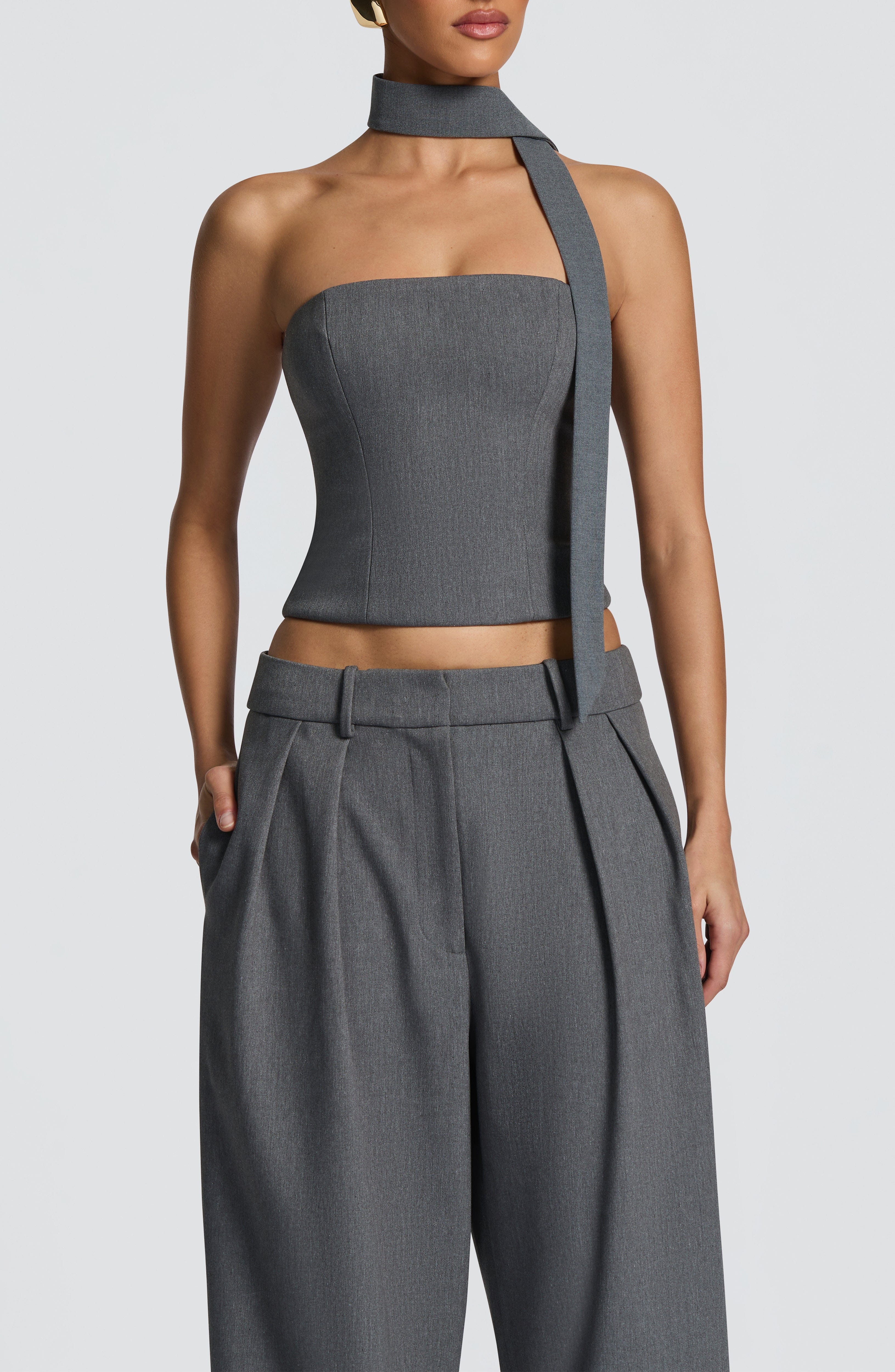 Vinnie Scarf - Grey Marl - Napalia