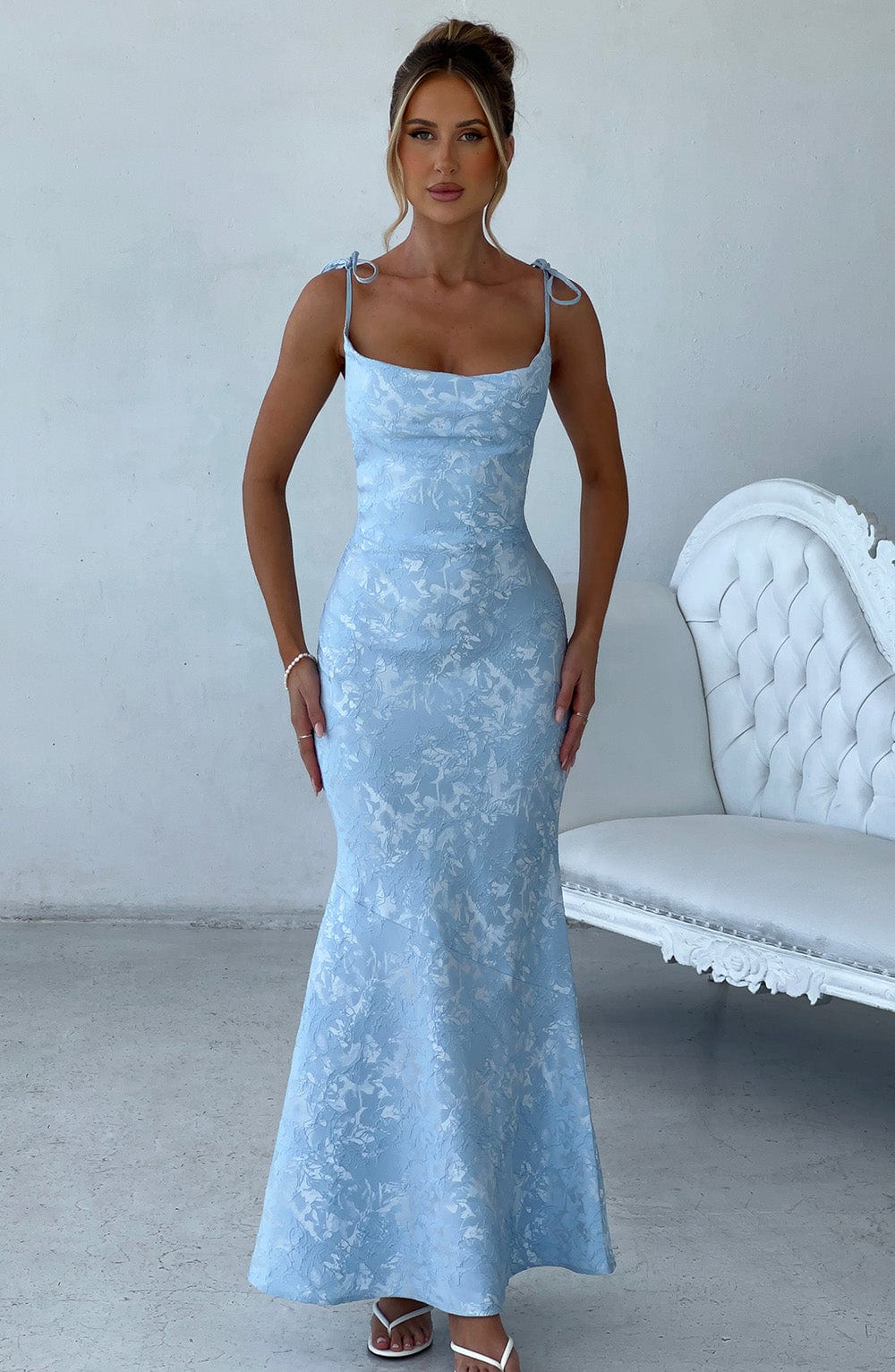 Whitney Maxi Dress - Blue - Napalia