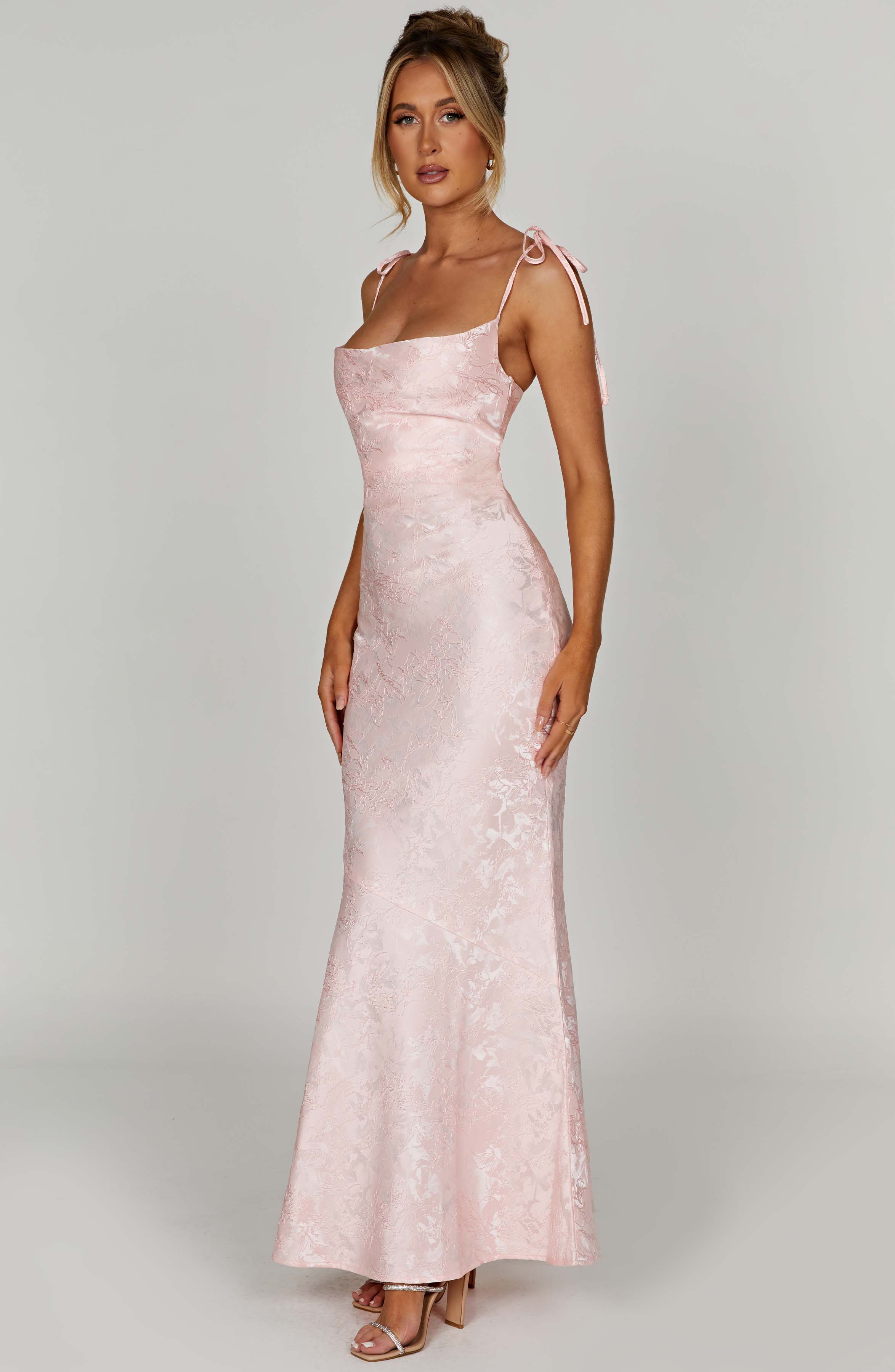 Whitney Maxi Dress - Blush - Napalia