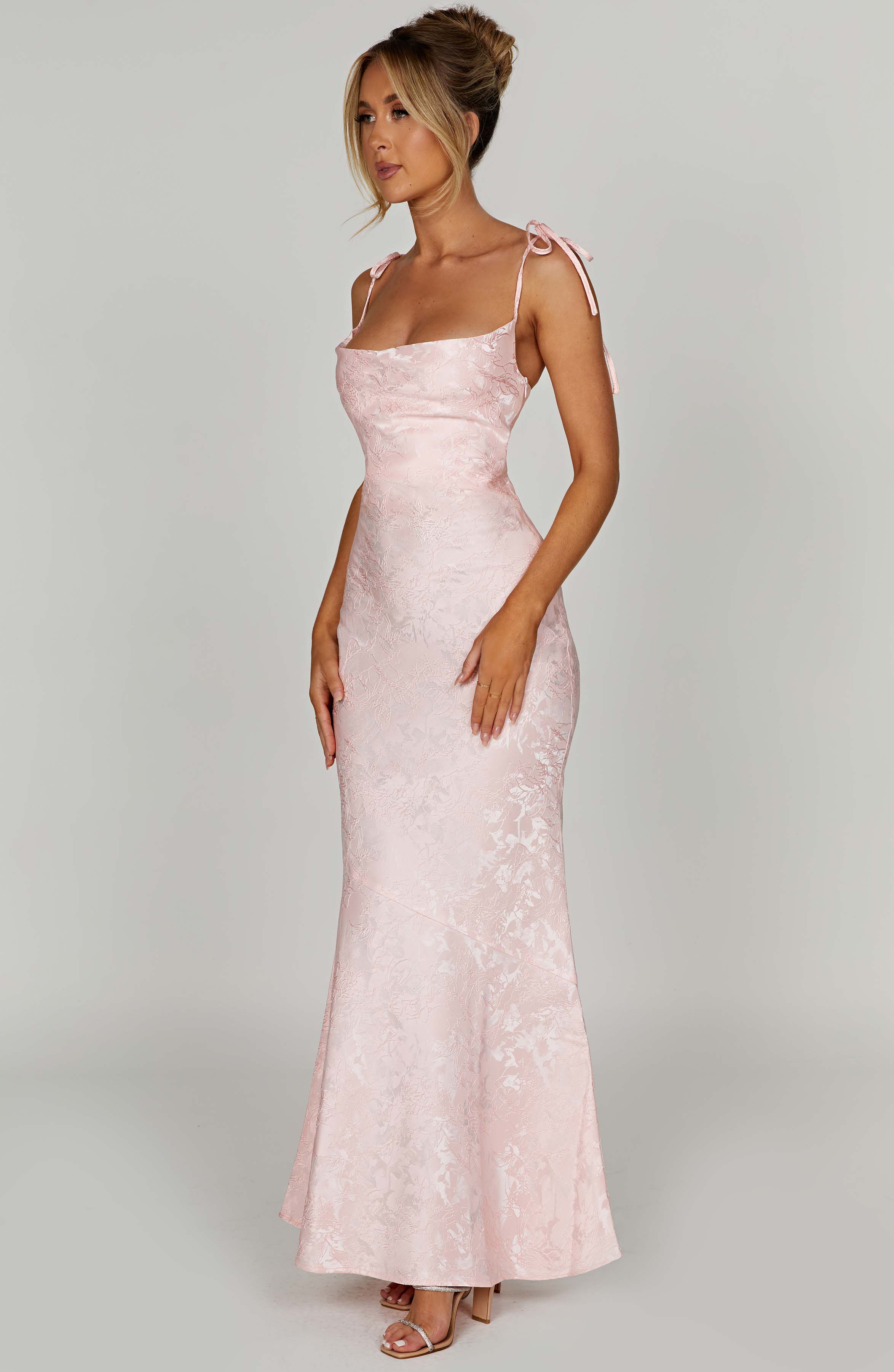 Whitney Maxi Dress - Blush - Napalia