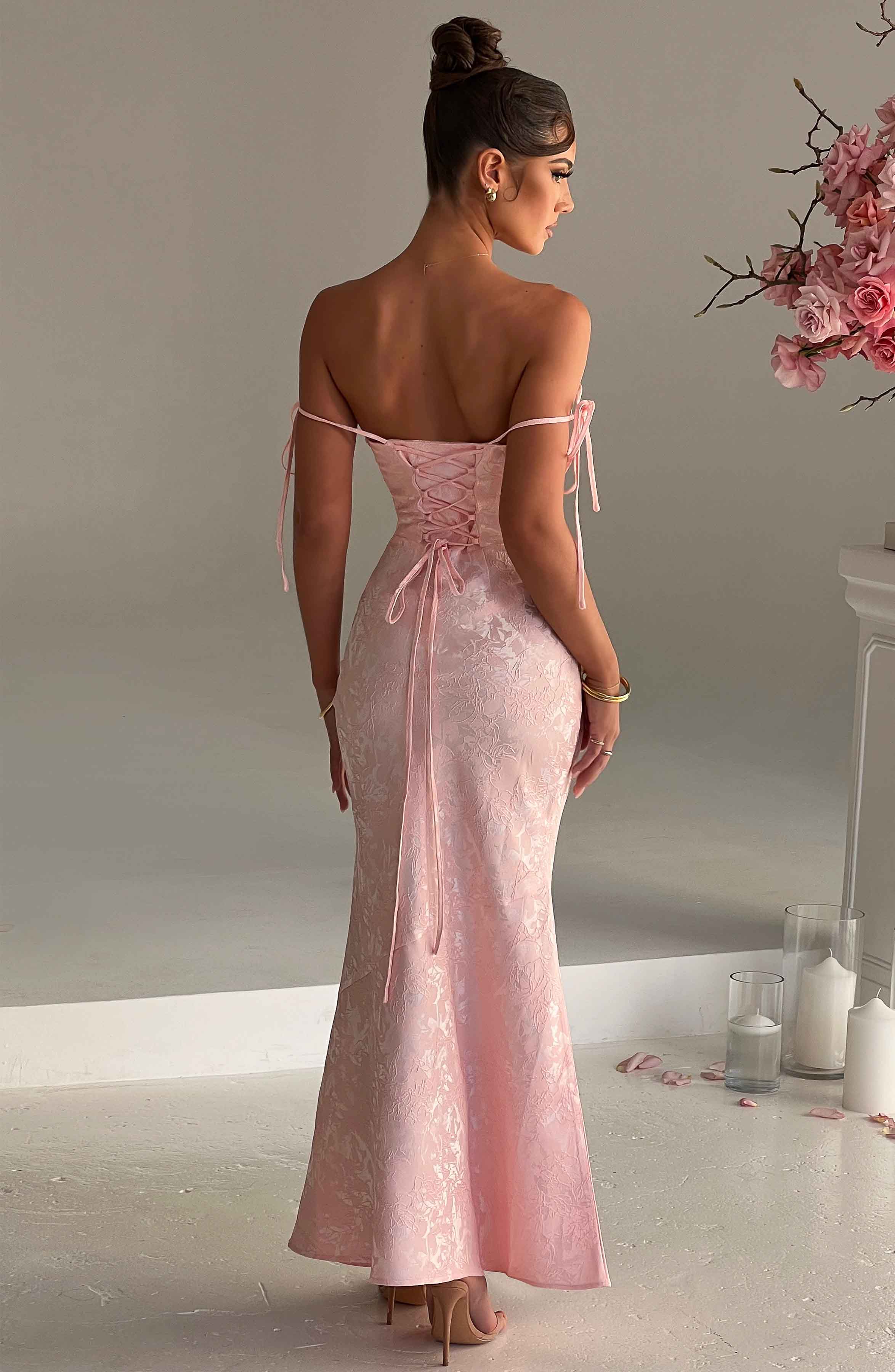 Whitney Maxi Dress - Blush - Napalia