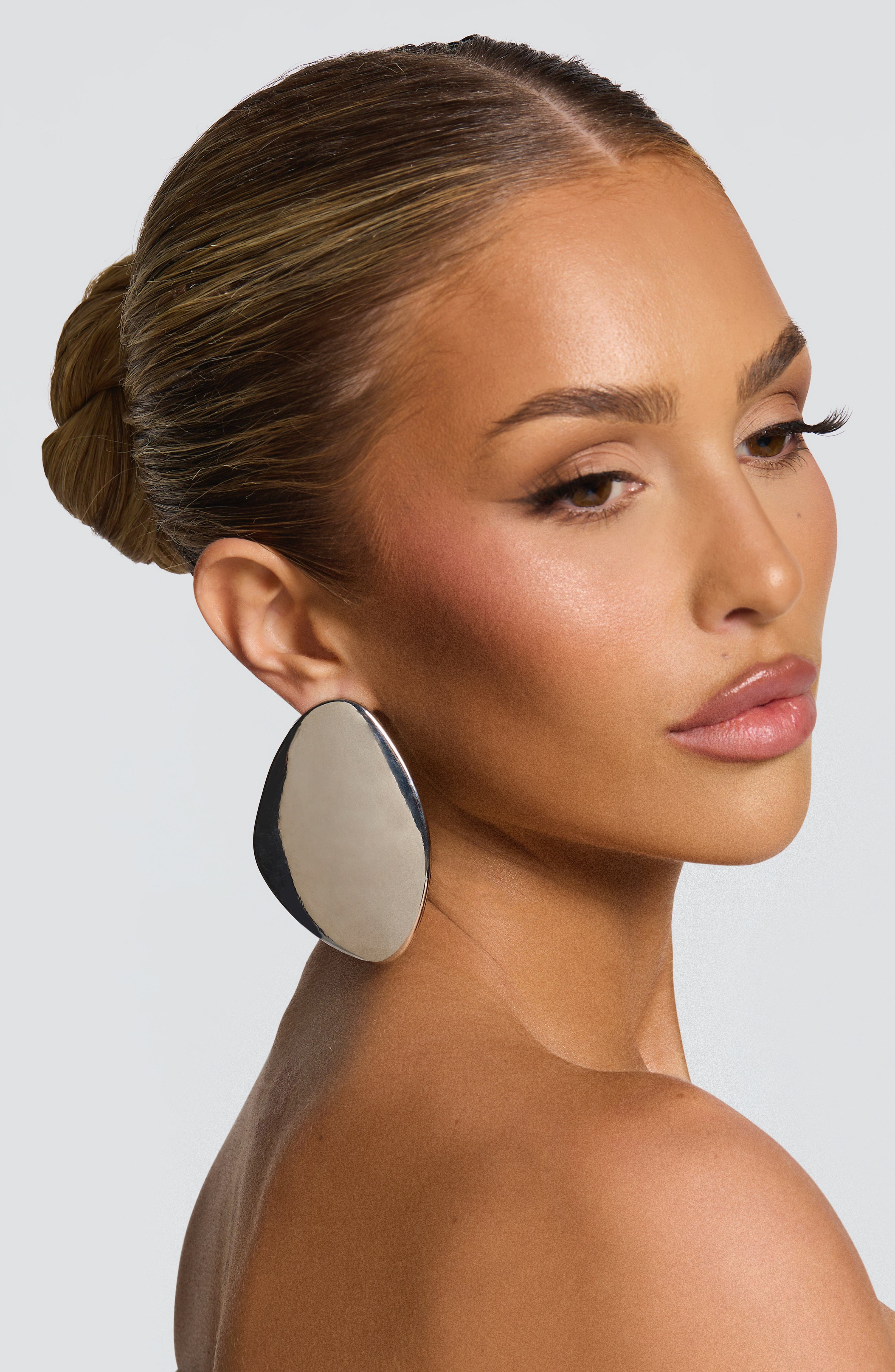 Yuki Earrings - Silver - Napalia