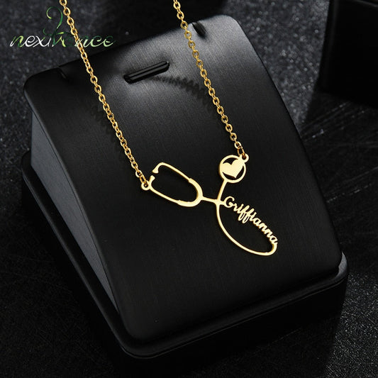 Personalized Stethoscope Necklace