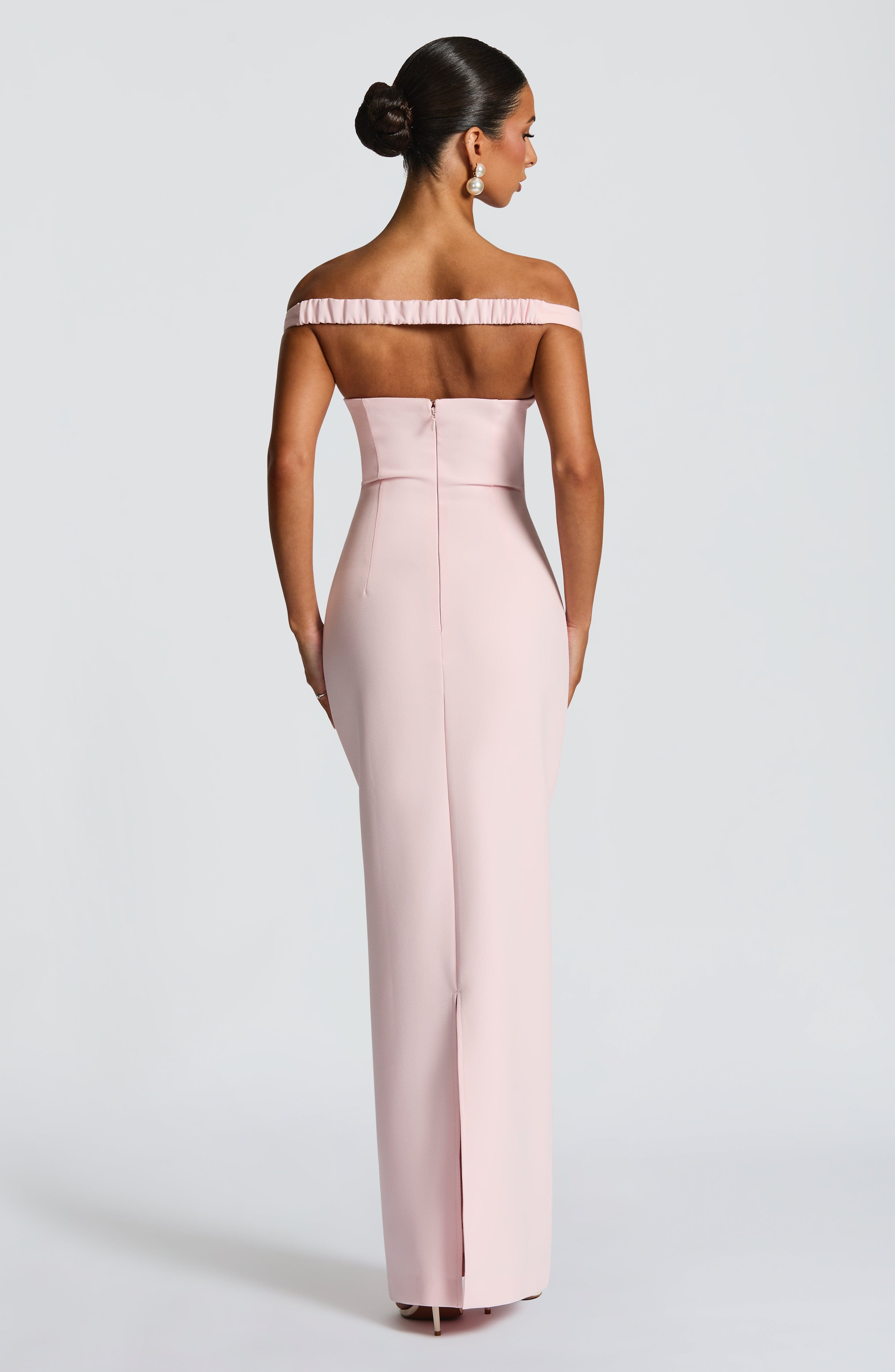 Abigail Maxi Dress - Blush - Napalia