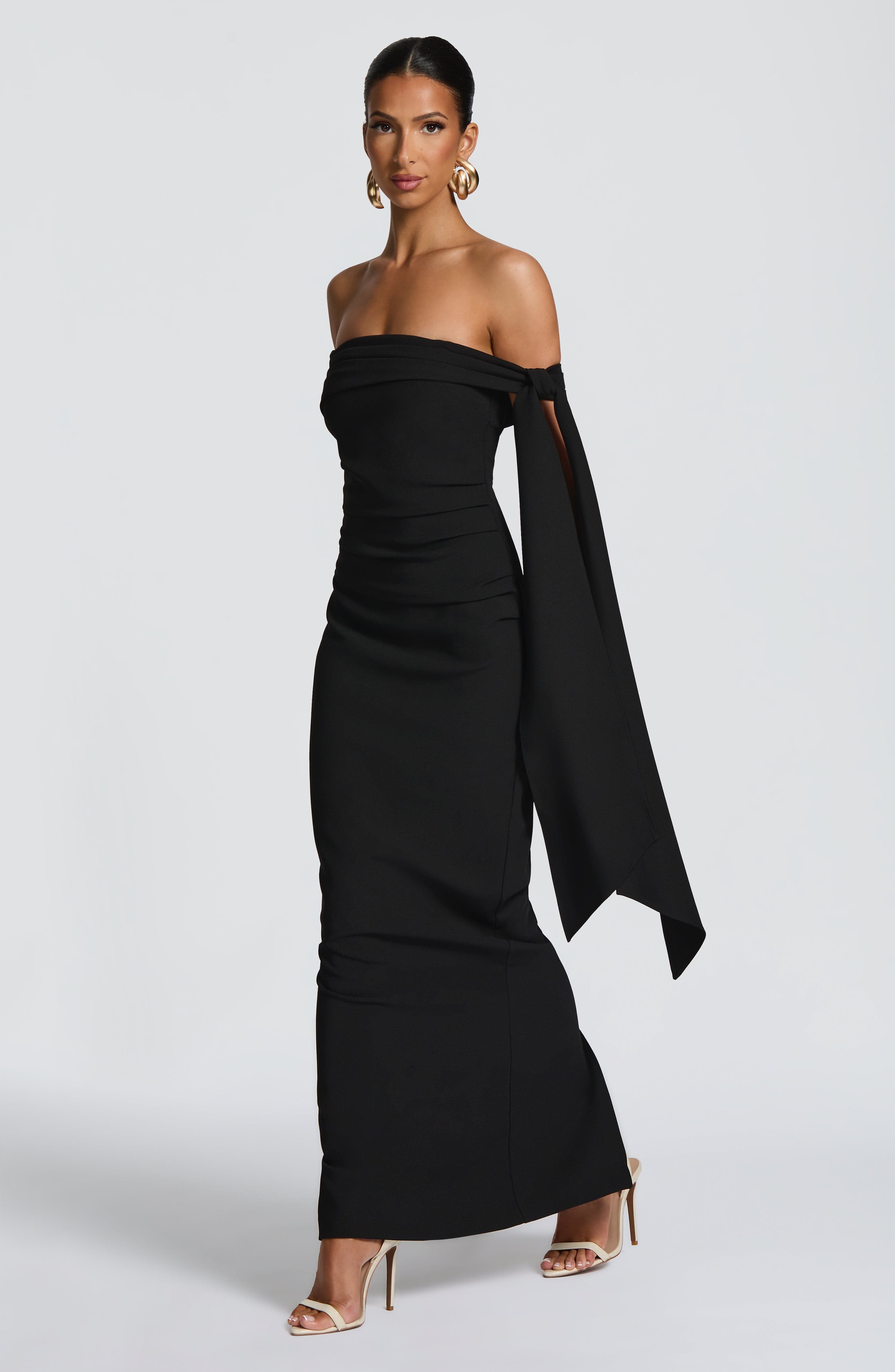 Addie Maxi Dress - Black - Napalia