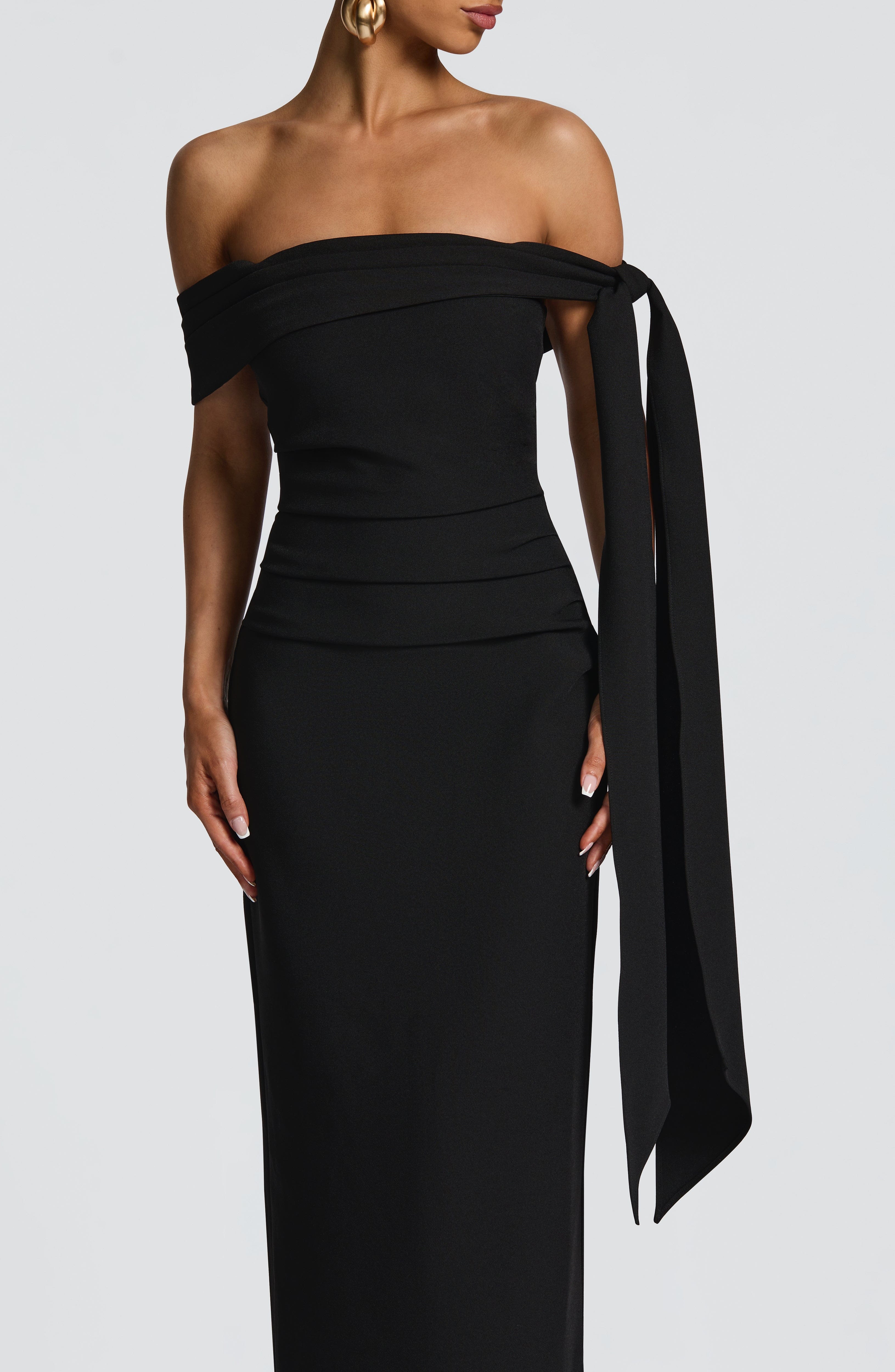 Addie Maxi Dress - Black - Napalia