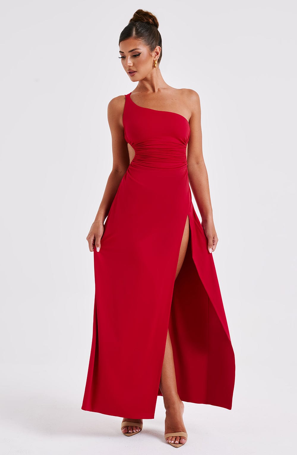 Alecia Maxi Dress - Red - Napalia