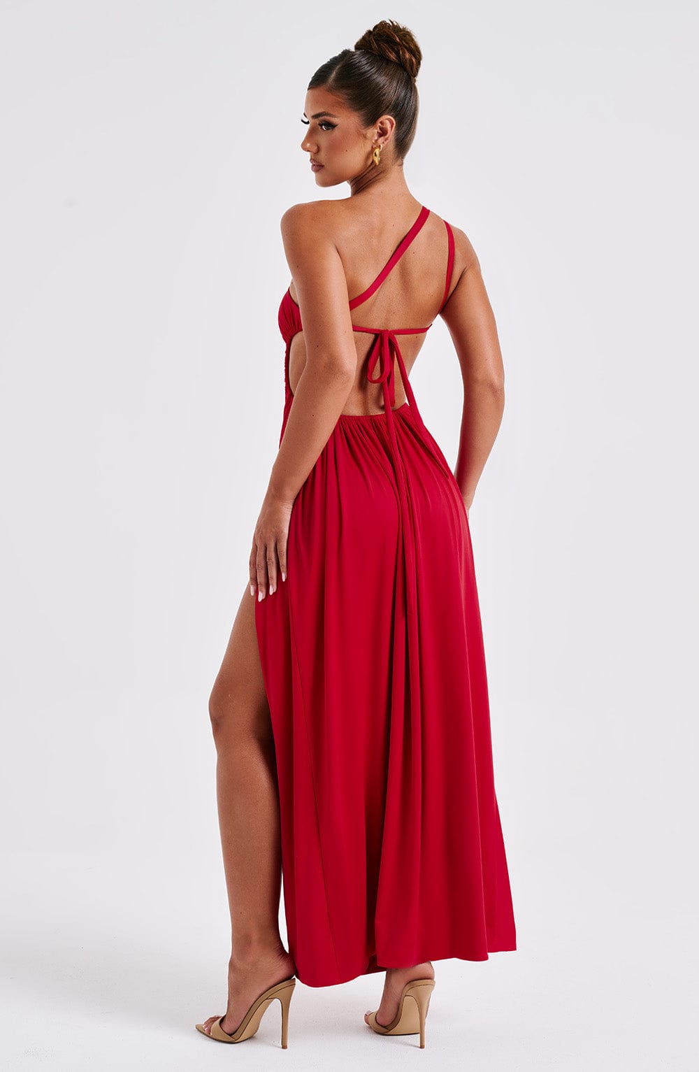 Alecia Maxi Dress - Red - Napalia