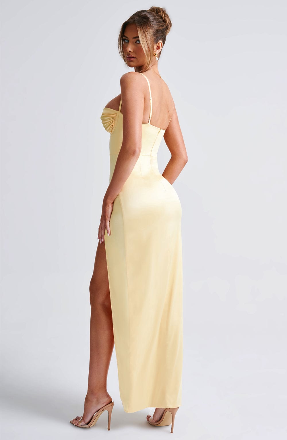 Alora Maxi Dress - Lemon - Napalia