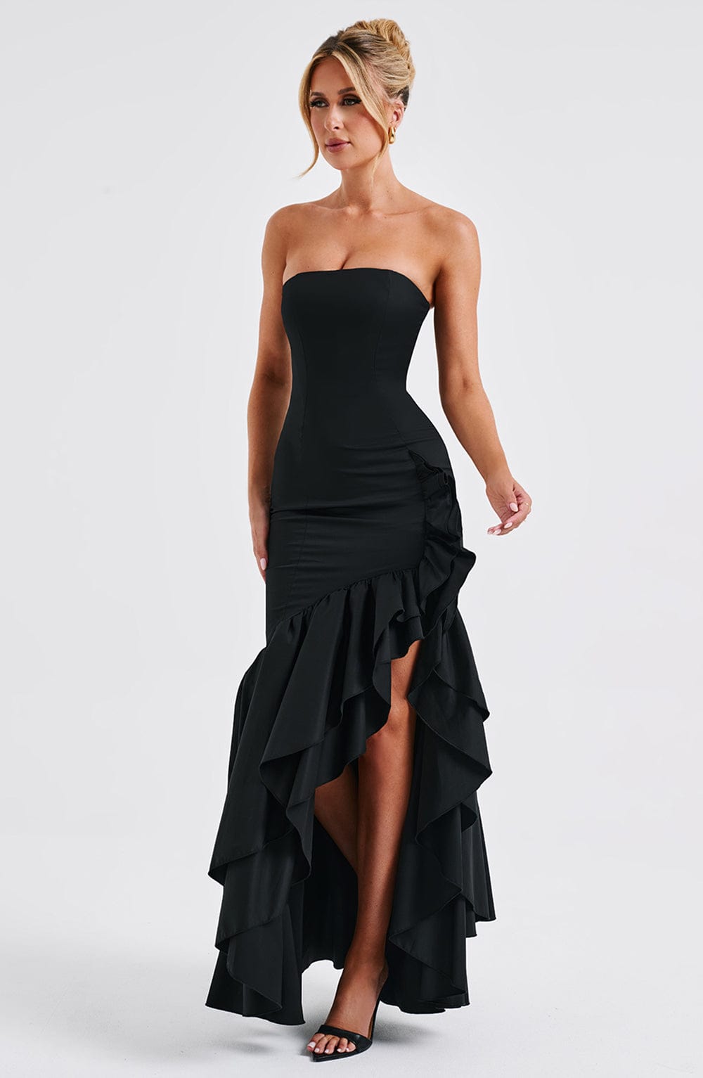 Angelina Maxi Dress - Black - Napalia