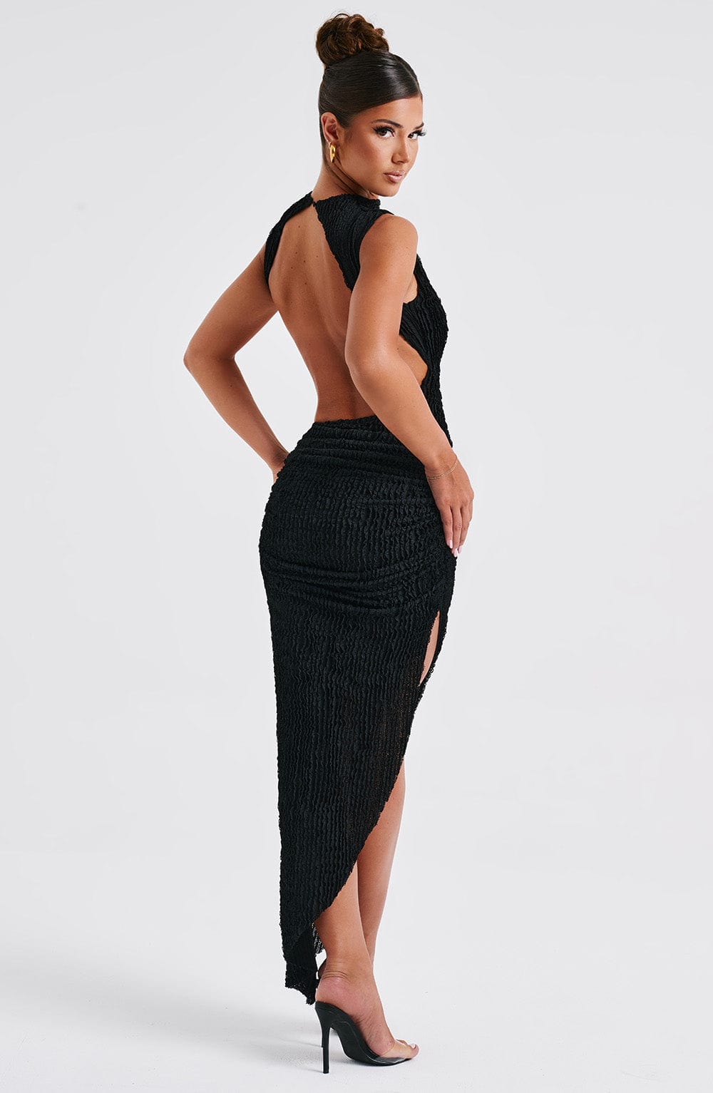 Aphrodite Midi Dress - Black - Napalia