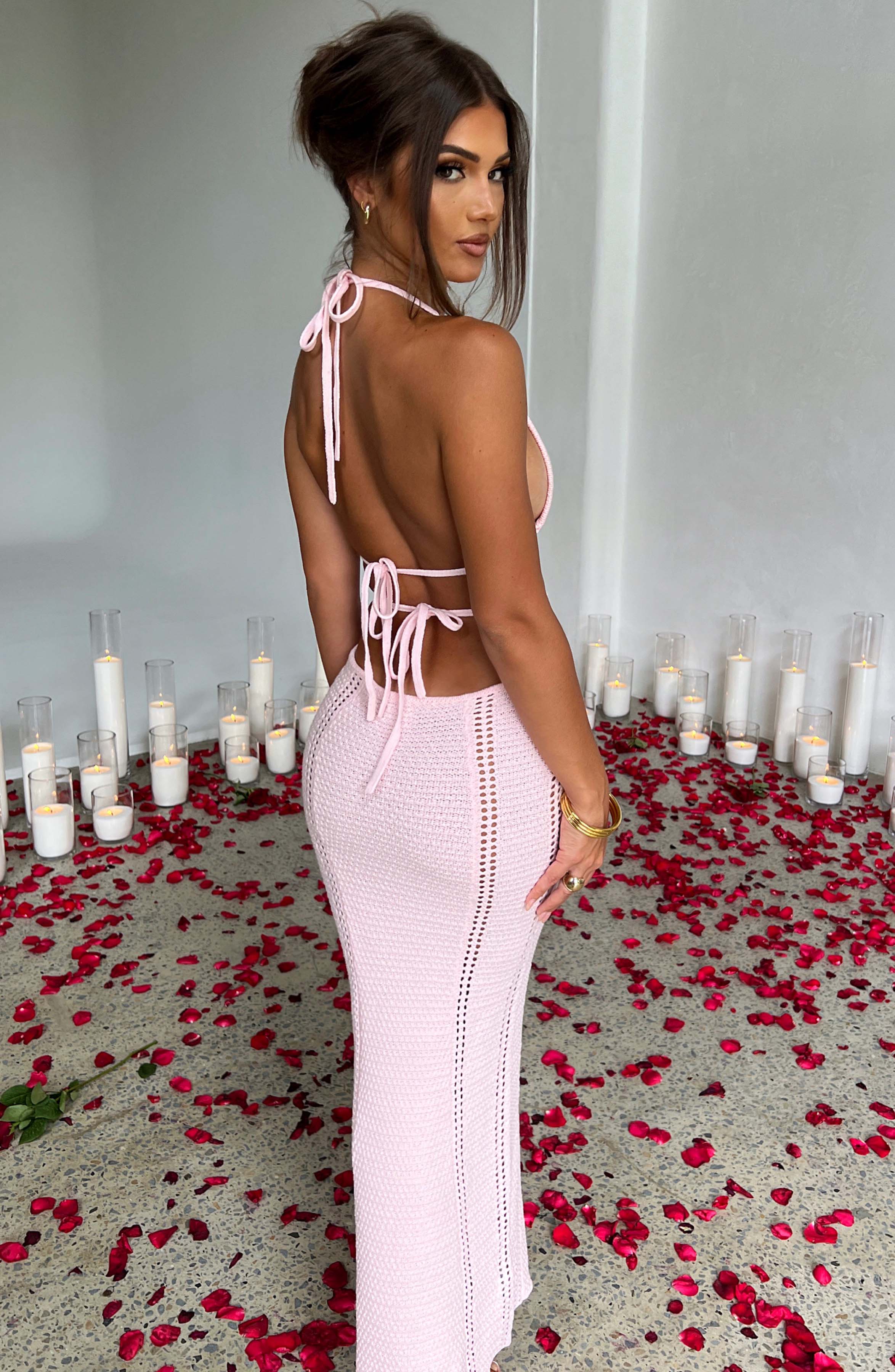 Arabella Maxi Dress - Blush - Napalia