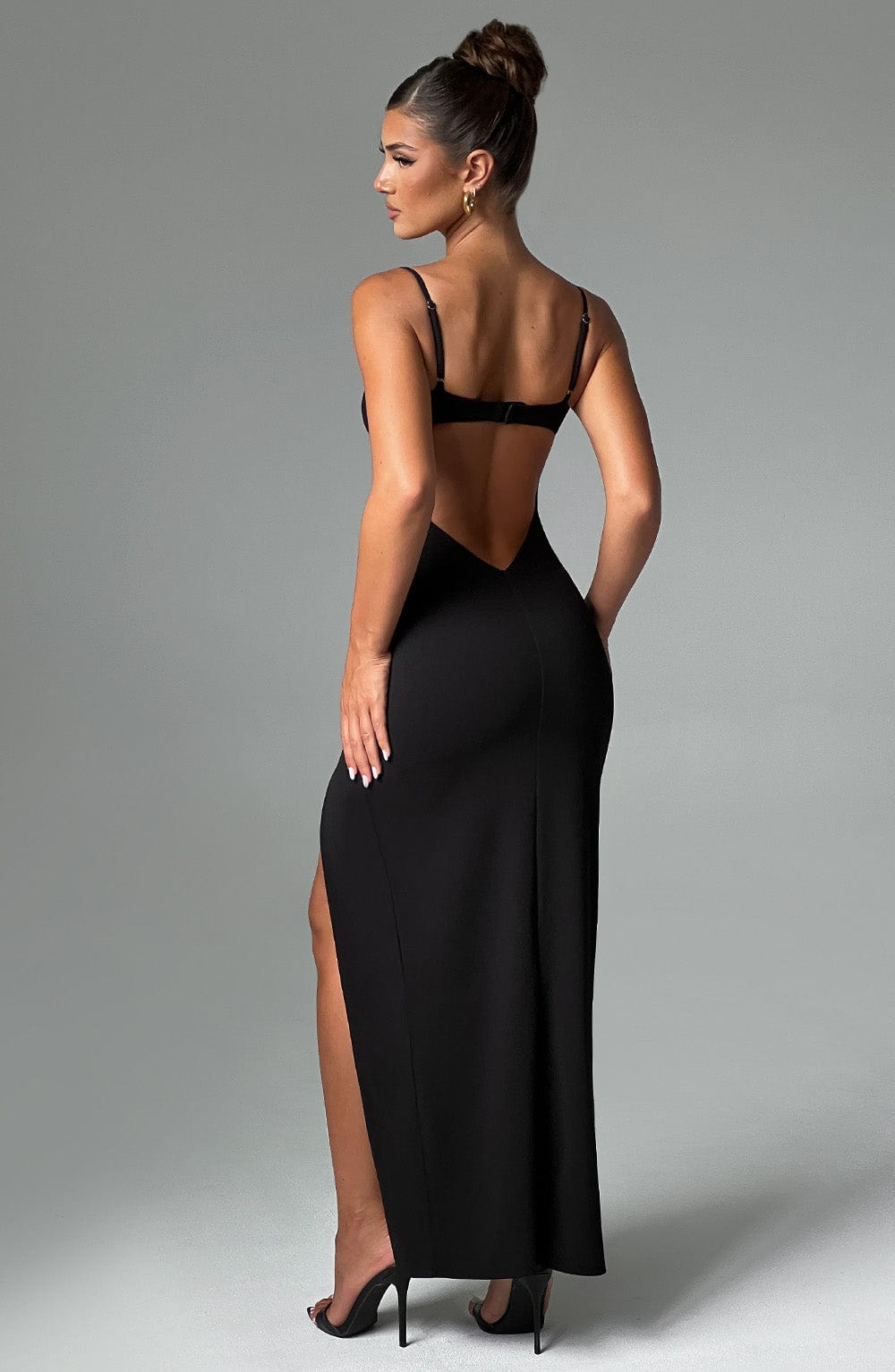 Asteria Maxi Dress - Black - Napalia