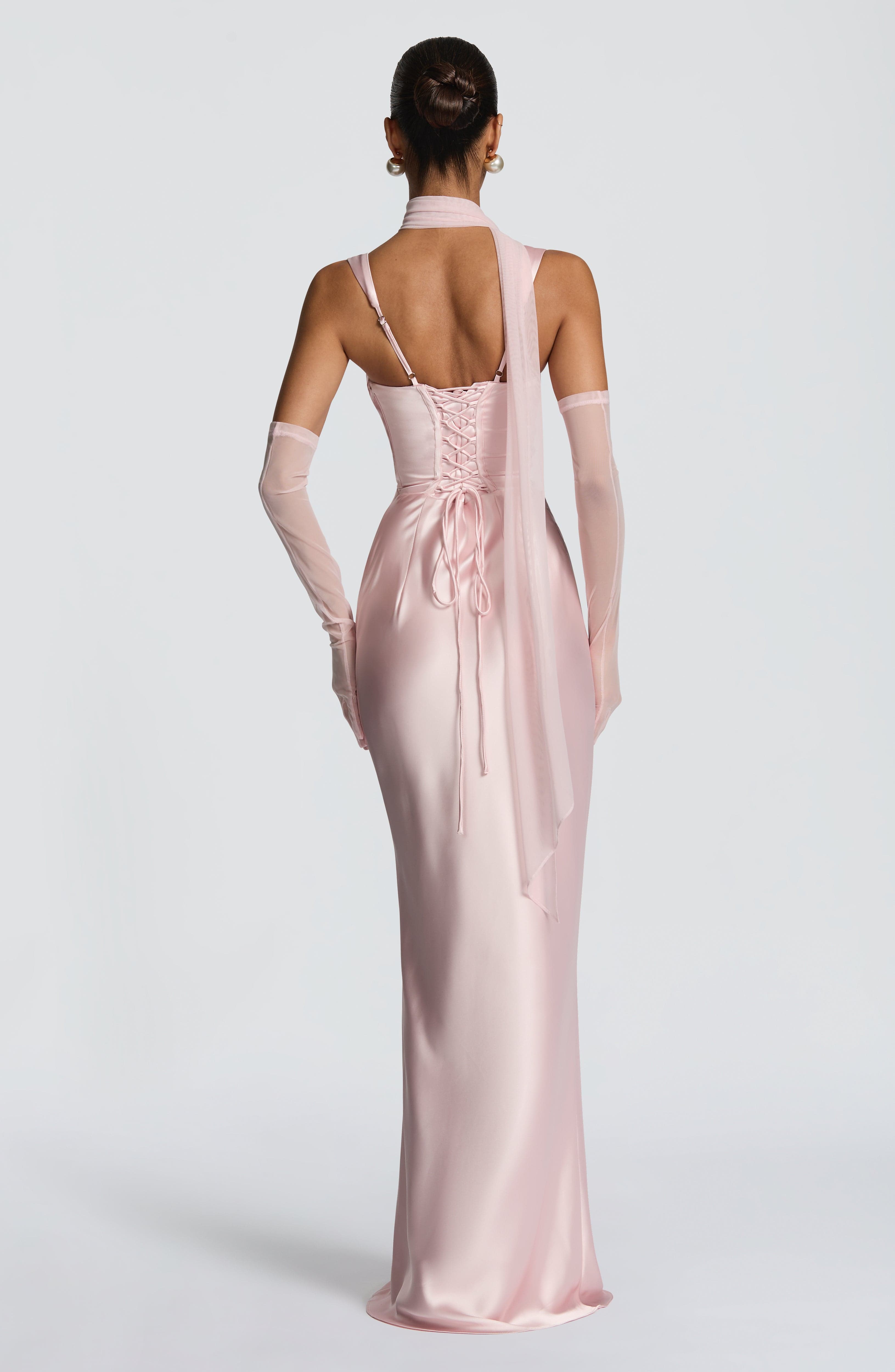 Calanthe Maxi Dress - Blush - Napalia