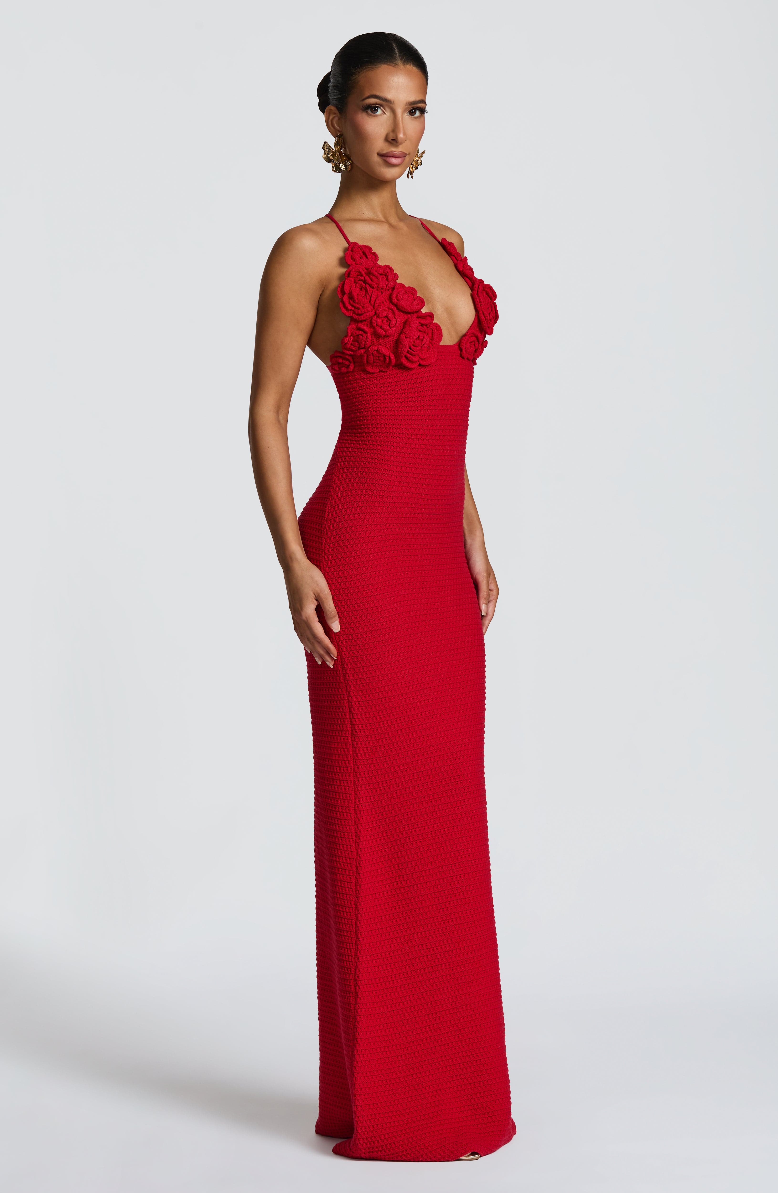 Celaena Maxi Dress - Red - Napalia