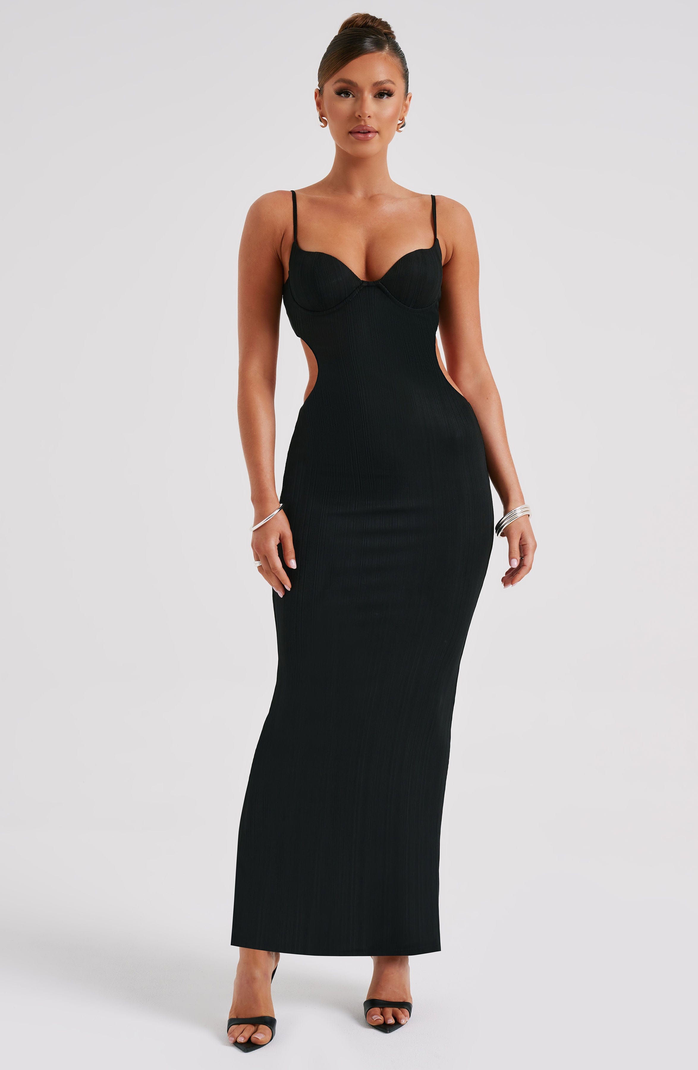 Celine Maxi Dress - Black - Napalia